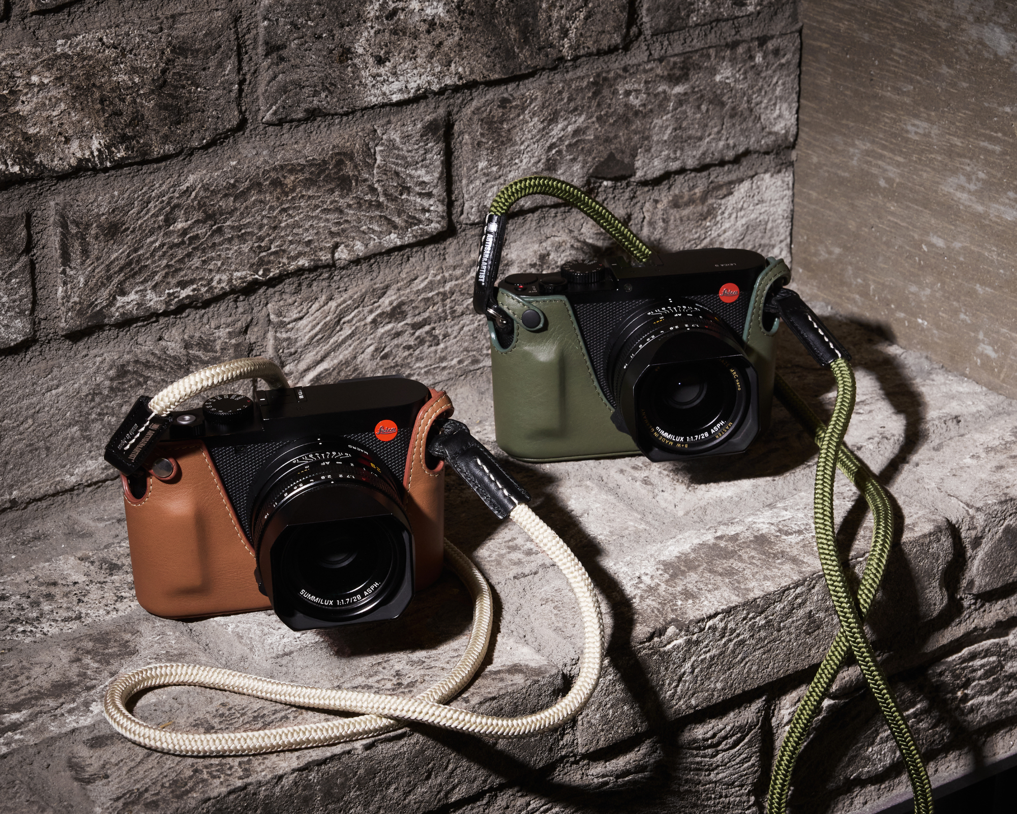 LMB-Q123: New Olive and Light Brown Leather Body Cases for Leica Q Ser LMB-Q123: New Olive and Light Brown Leather Body Cases for Leica Q Ser