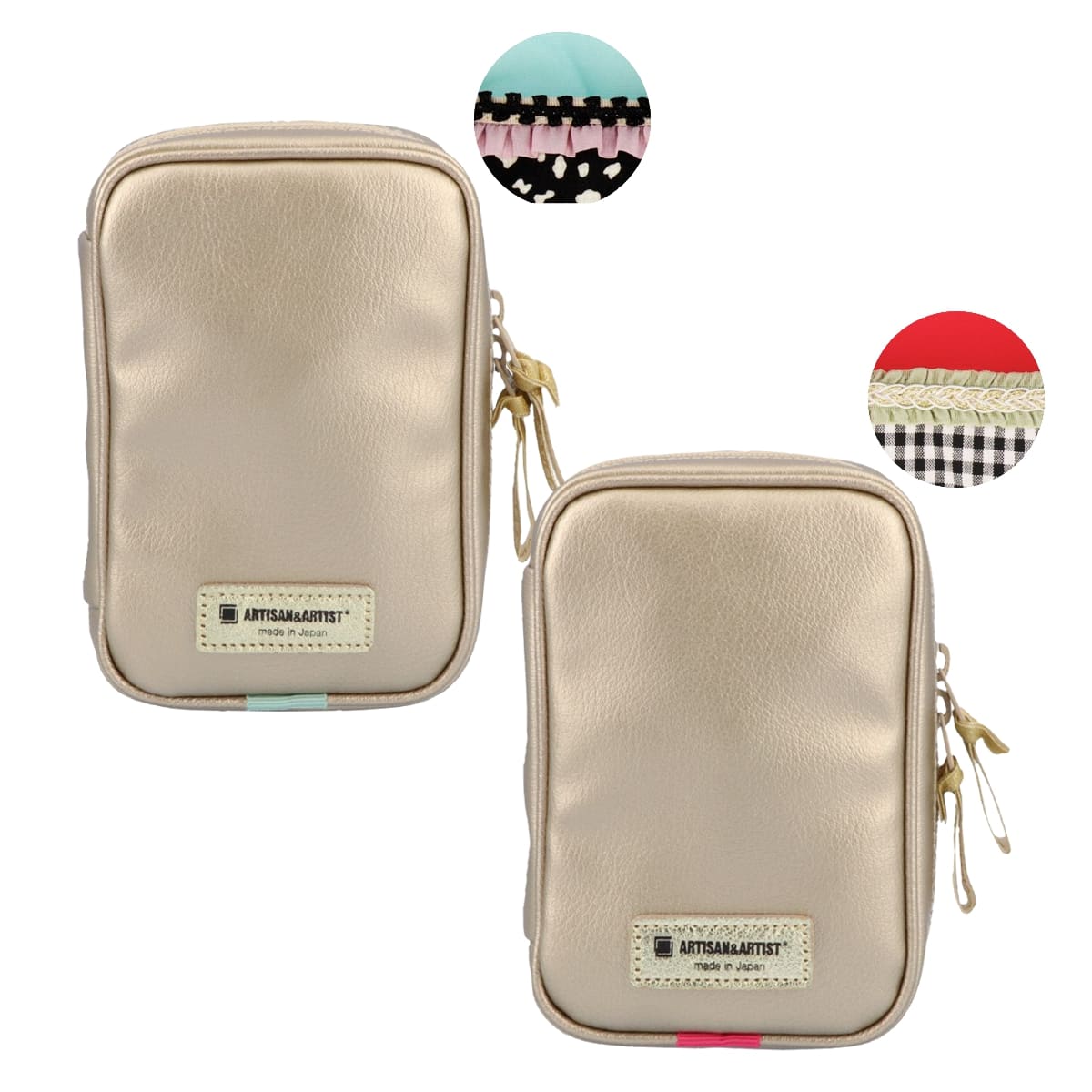 Isola - Mini Makeup Pouch with Lingerie Design - IO634