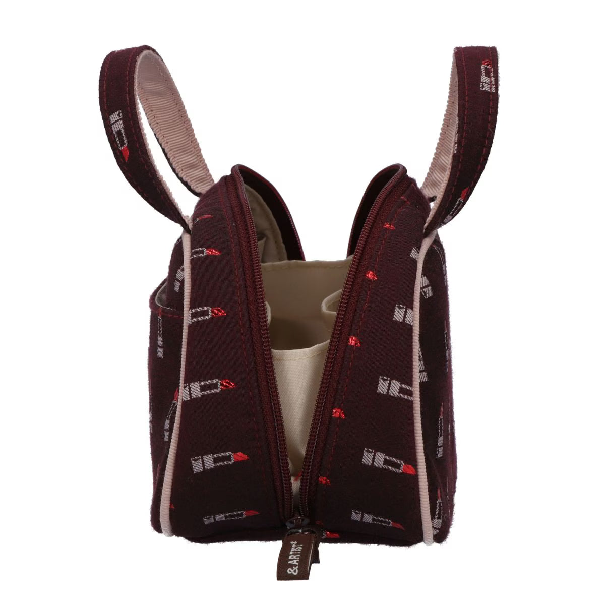 Valiant Rouge - Trapezoid Mini Pouch Bag - 6WP-LI730