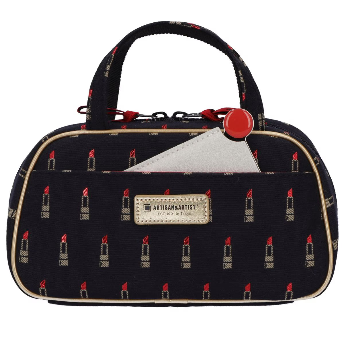 Valiant Rouge - Trapezoid Mini Pouch Bag - 6WP-LI730