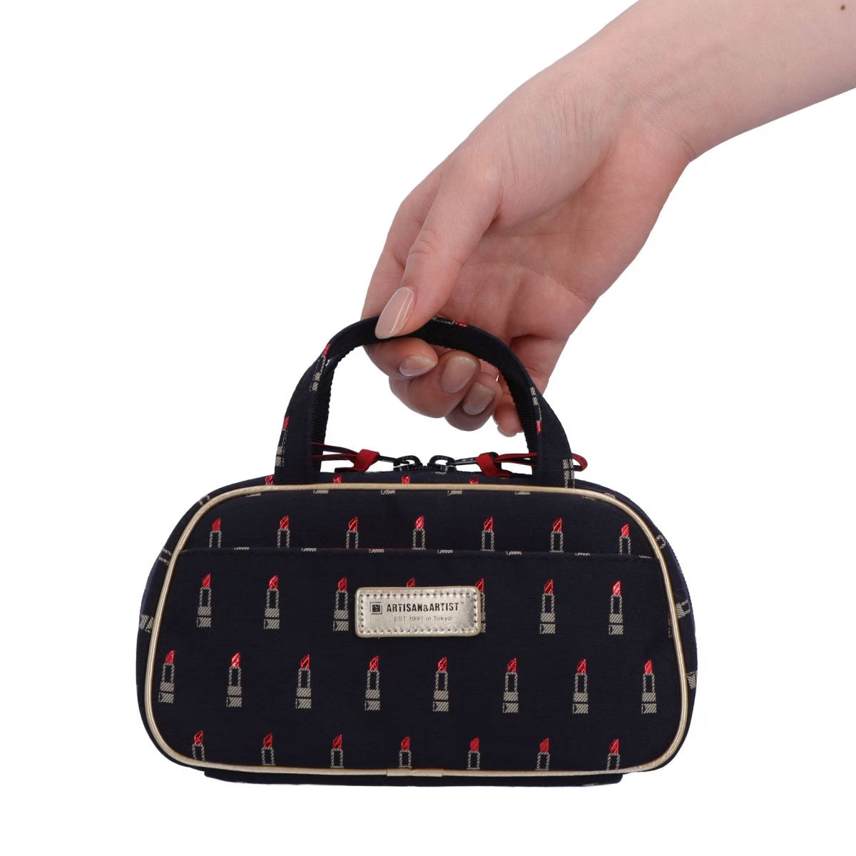 Valiant Rouge - Trapezoid Mini Pouch Bag - 6WP-LI730