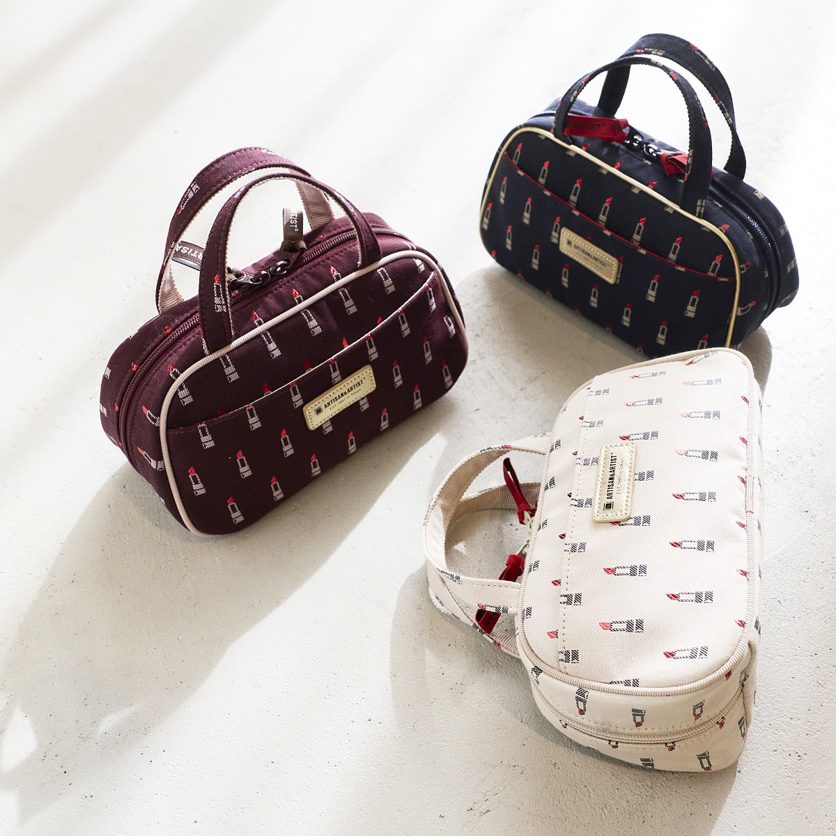 Valiant Rouge - Trapezoid Mini Pouch Bag - 6WP-LI730