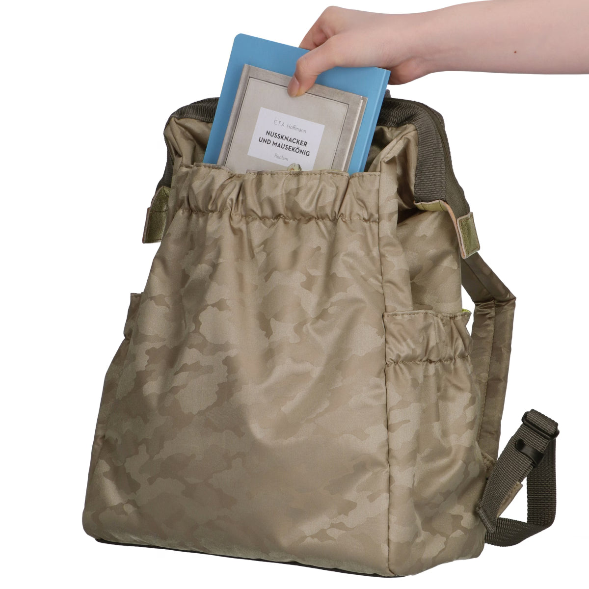 Camouflage - Large Clasp Opening Backpack - KG2GM-704