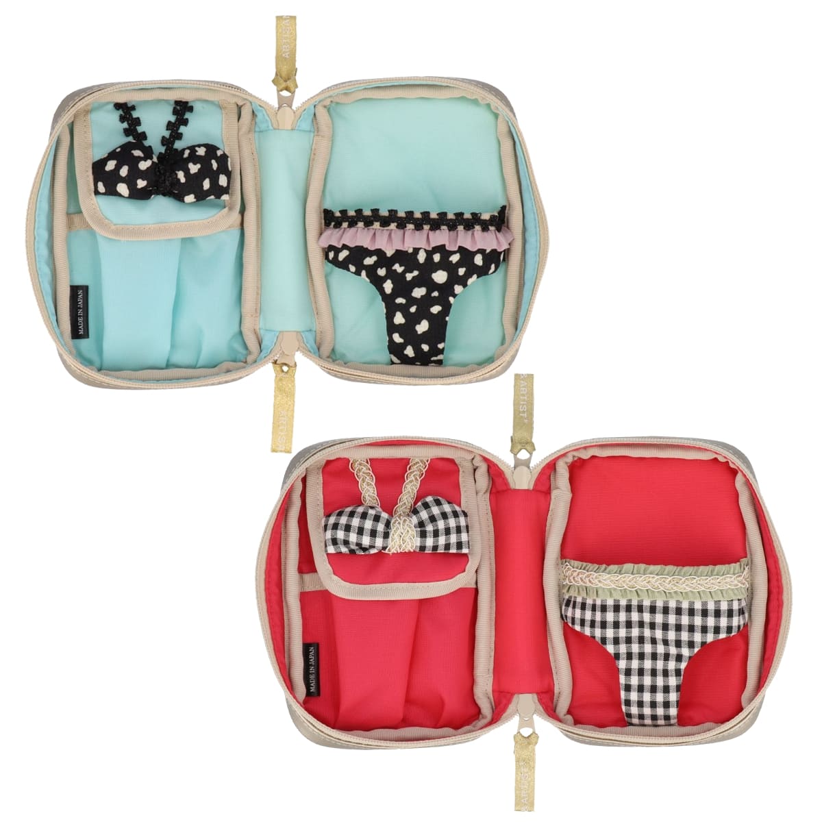 Isola - Mini Makeup Pouch with Lingerie Design - IO634