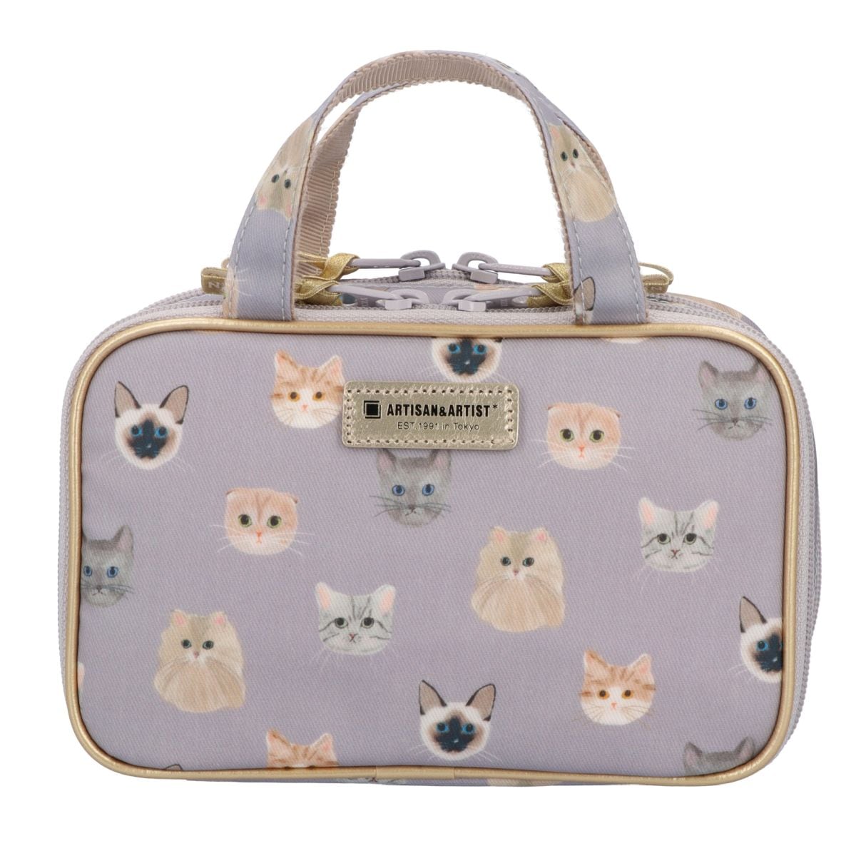 Whisker Whisper - Medium Sized Makeup Bag - WI614