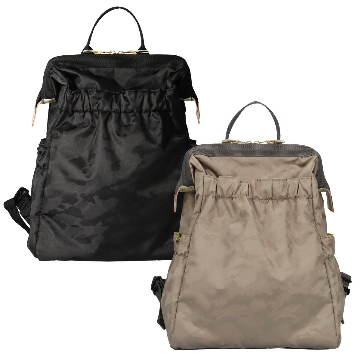 Camouflage - Large Clasp Opening Backpack - KG2GM-704