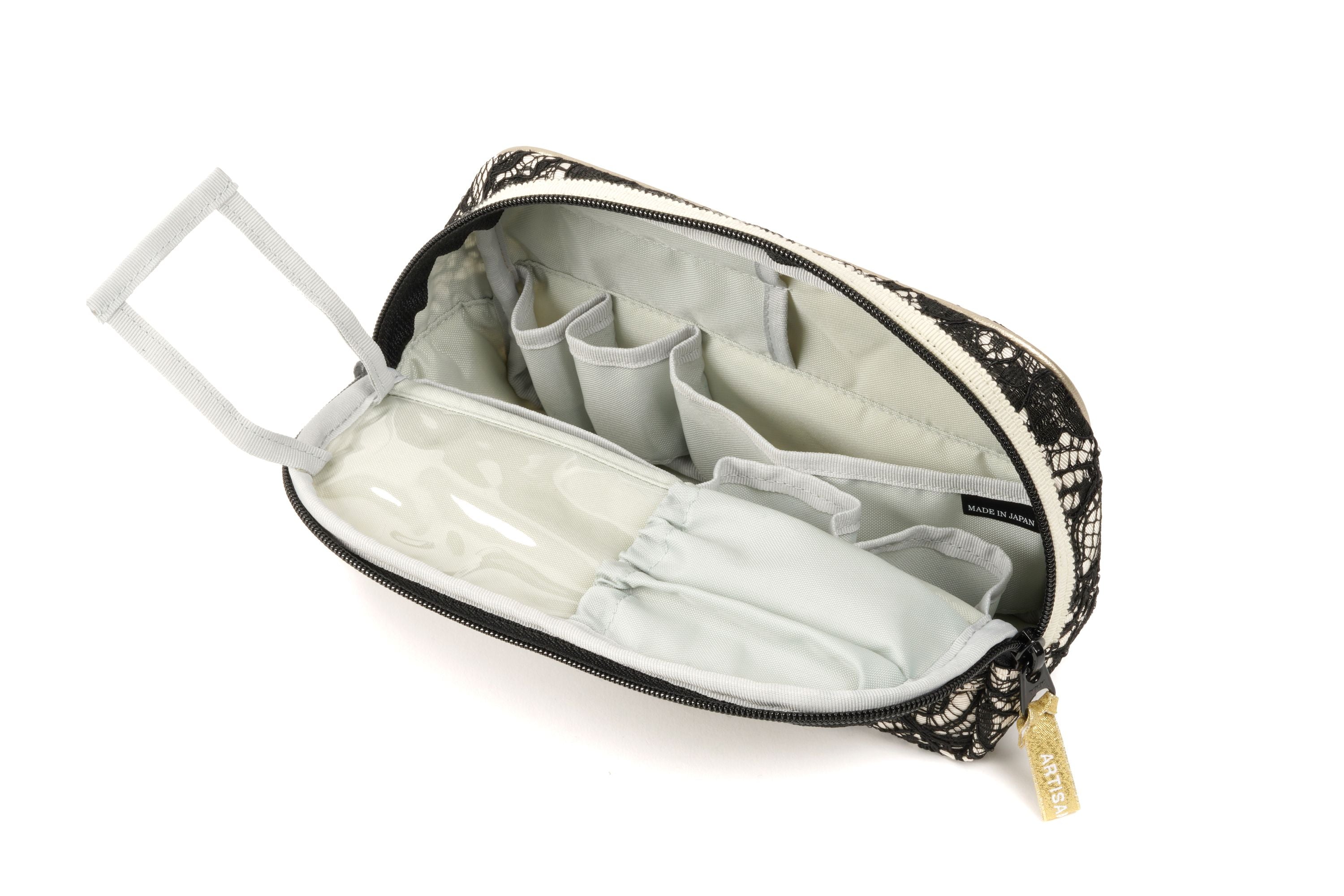 Classic Monotone - Slope Shape Makeup Pouch - CM110H