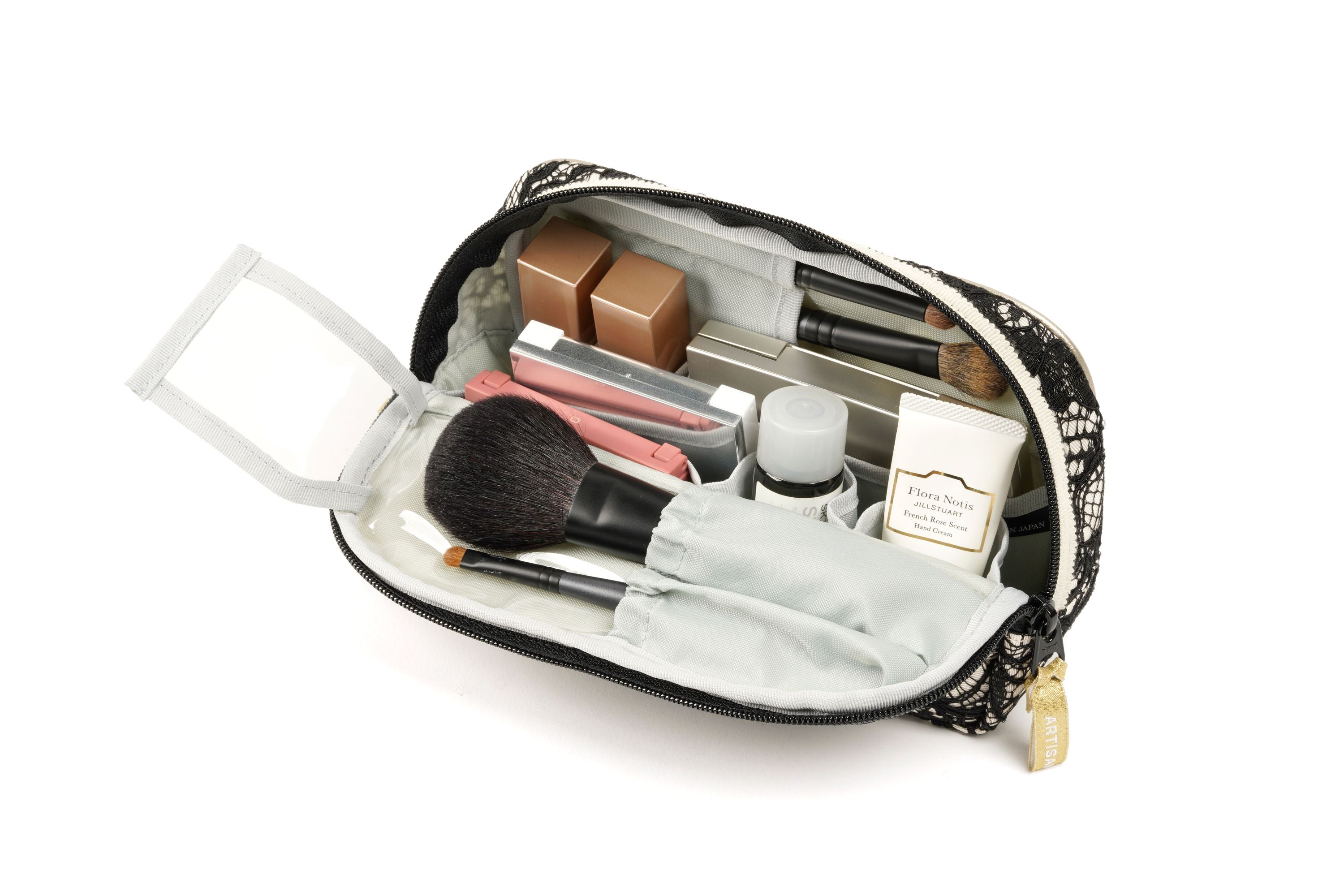 Classic Monotone - Slope Shape Makeup Pouch - CM110H