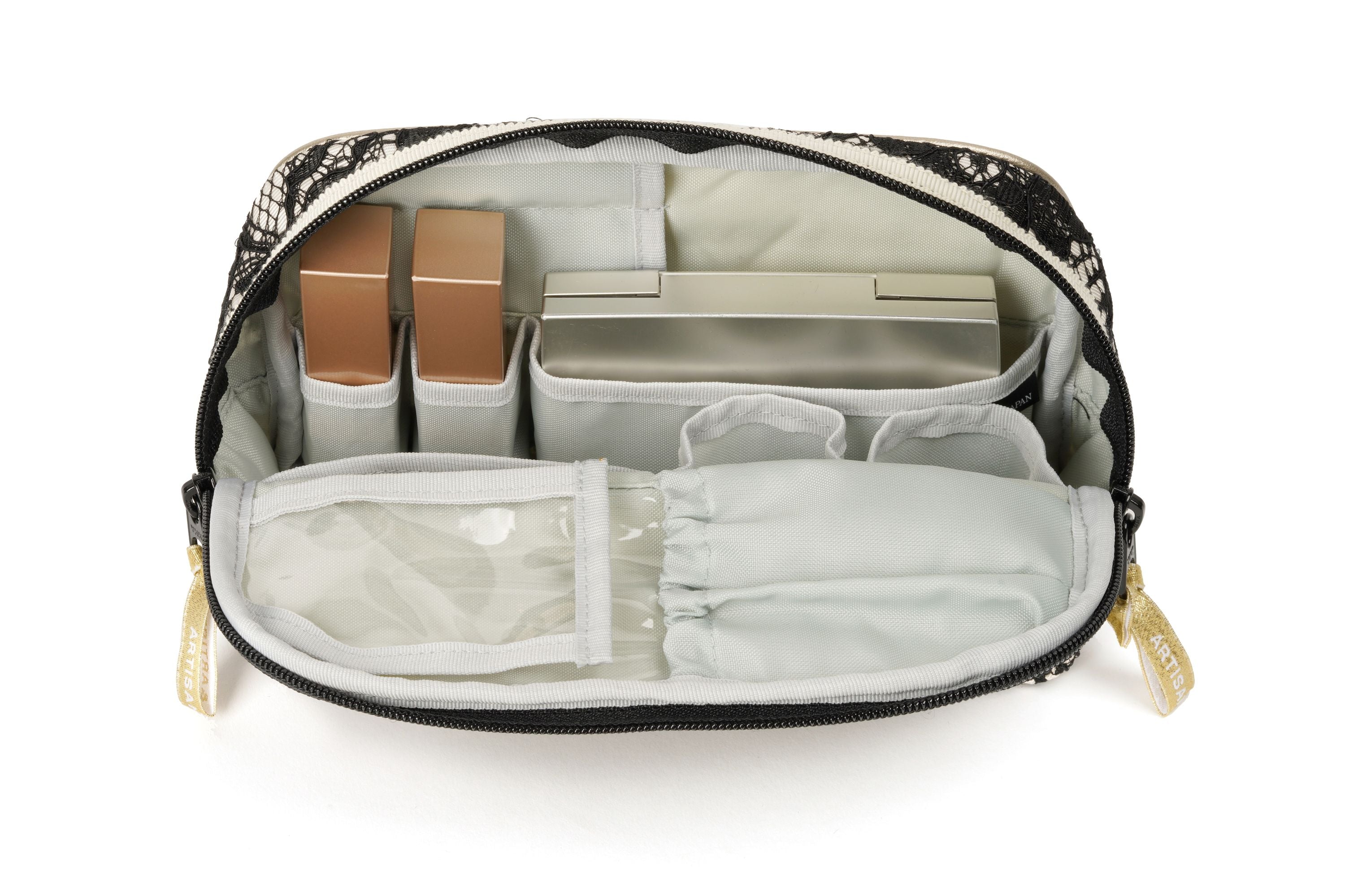 Classic Monotone - Slope Shape Makeup Pouch - CM110H