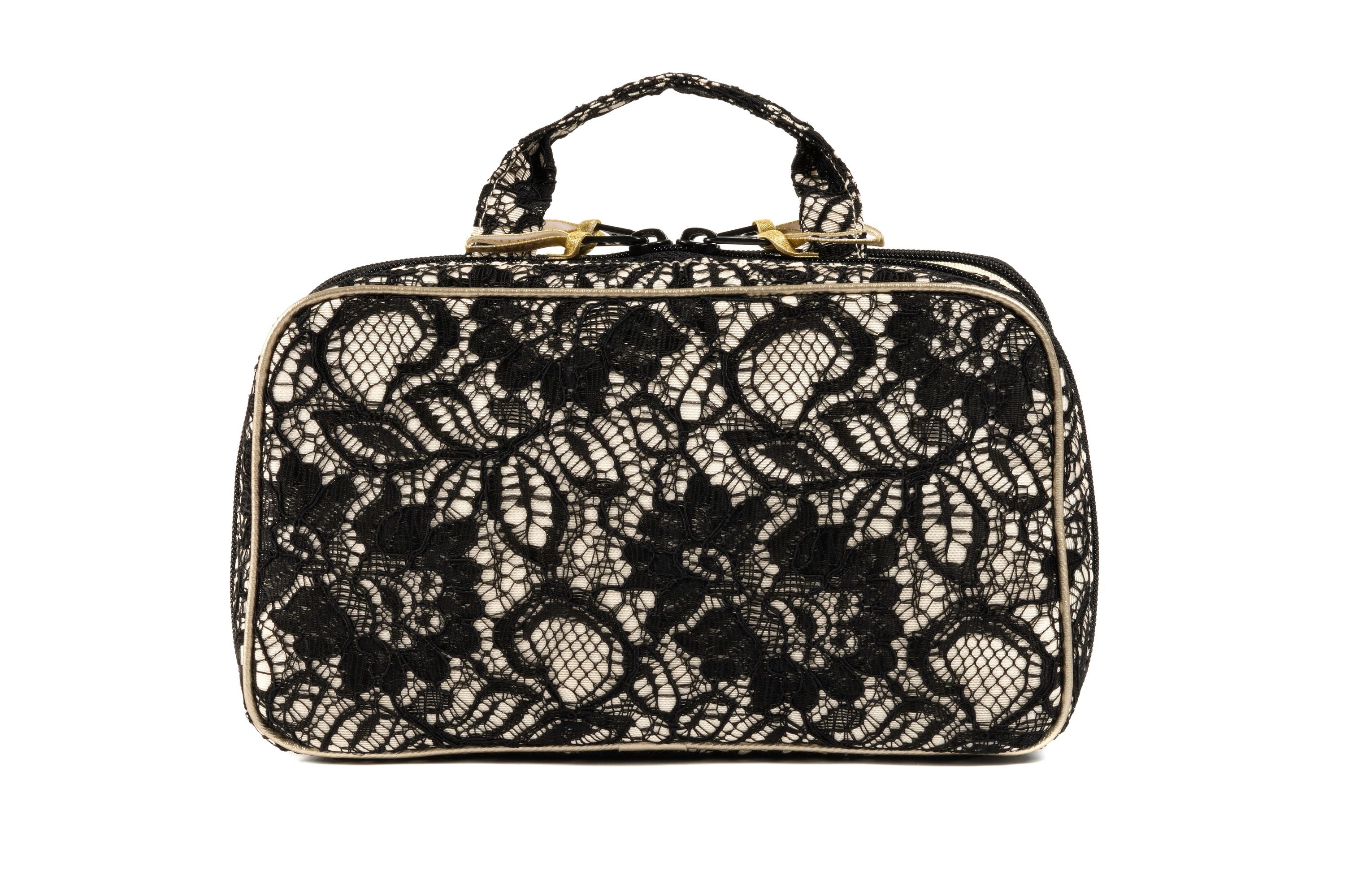 Classic Monotone - Large Slope Shape Makeup Bag - CM120