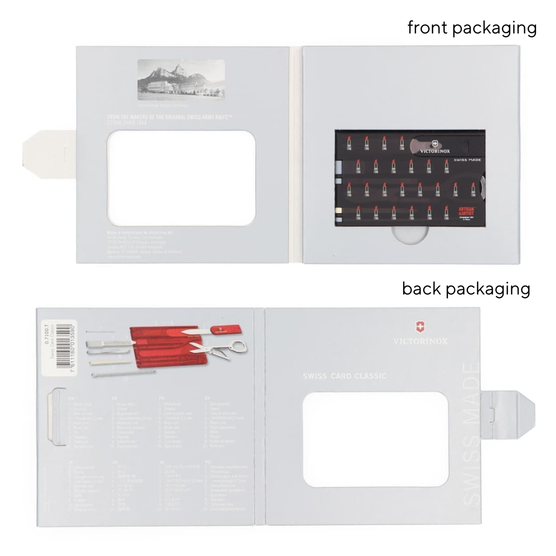 Swiss Card - Valiant Rouge - 5OS-VIC582