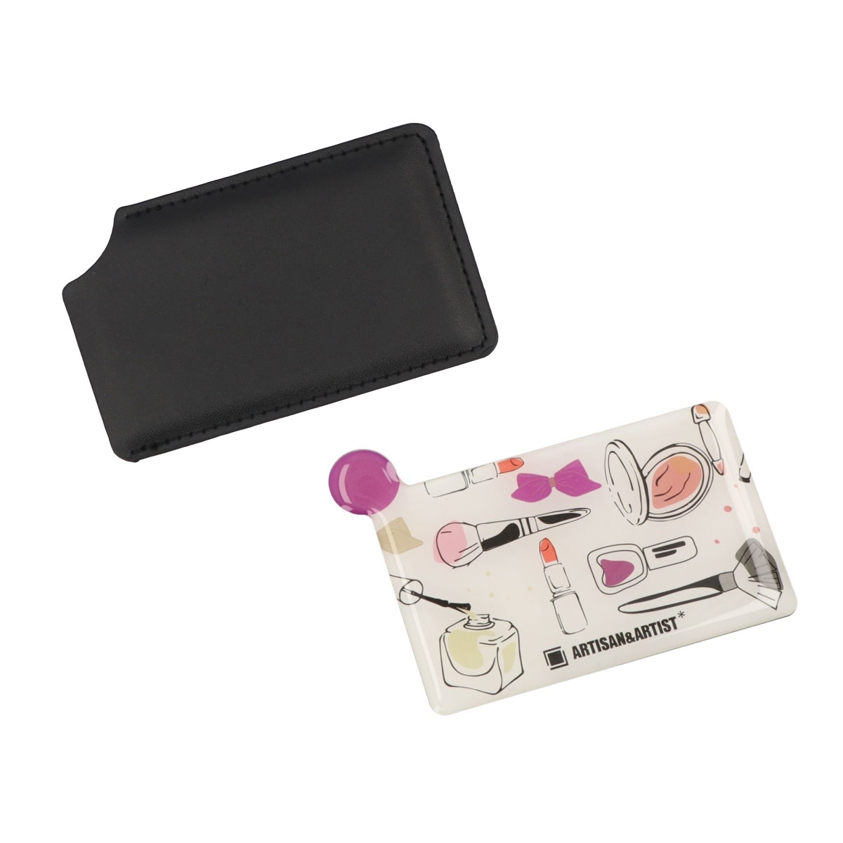 Original Metal Mirror with Case – Cosmetic Design - 5WS-CMC007