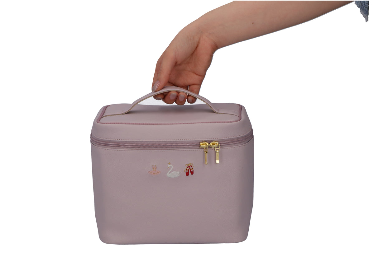 Embroidery Ballet - Large Vanity Makeup Bag - 6OP-EB23