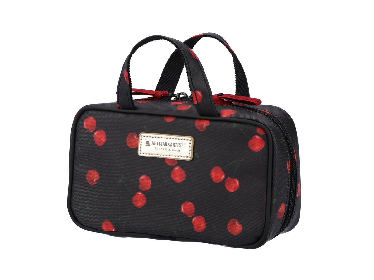 Cherry Up! - Compact Pouch with Handle - 6OP-HE013S