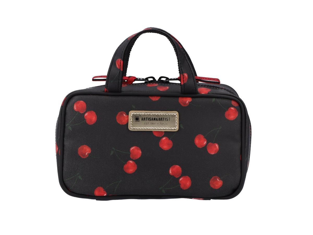 Cherry Up! - Compact Pouch with Handle - 6OP-HE013S