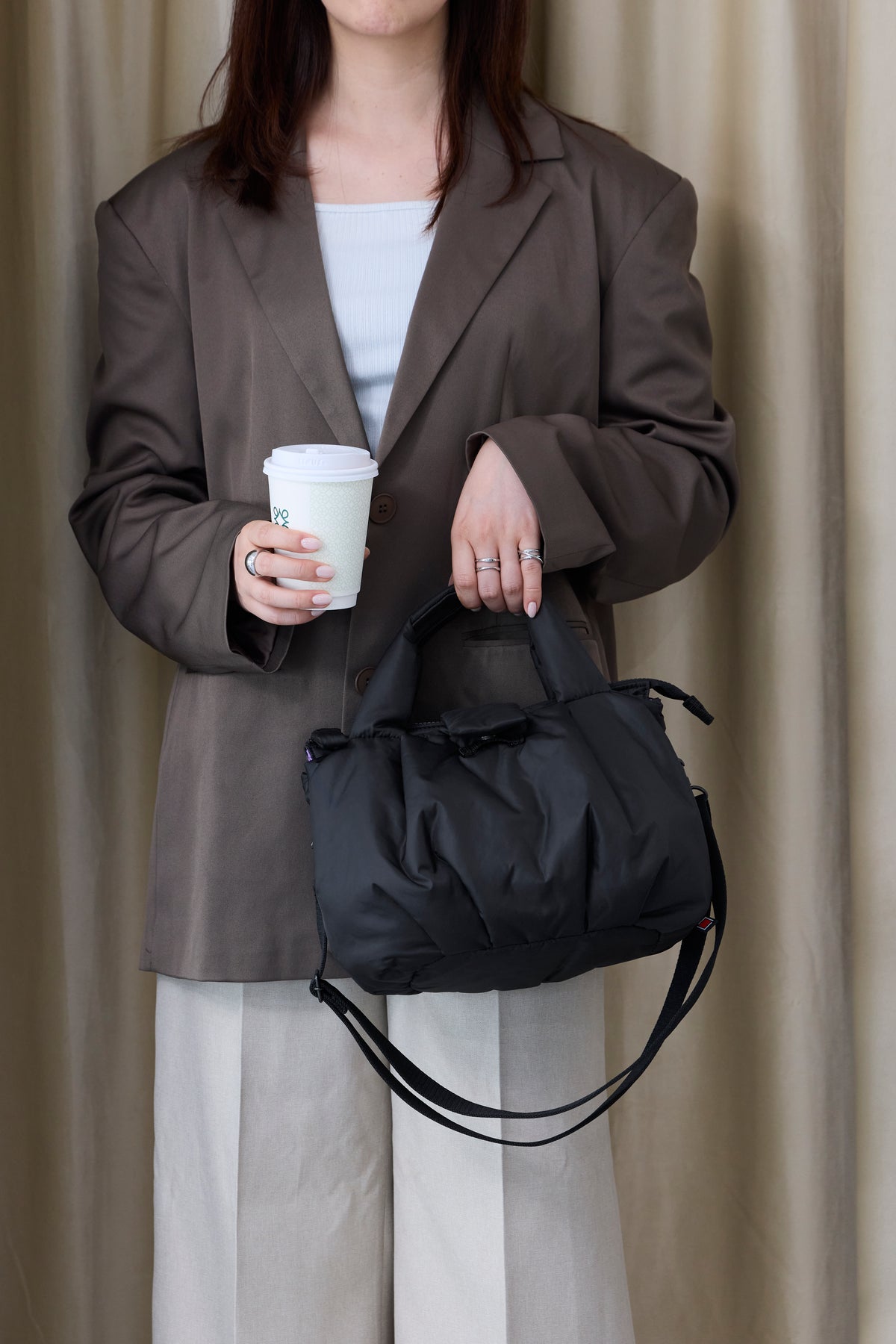 Silky Travel - Small Padded Tote Handbag - 6WB-ST13