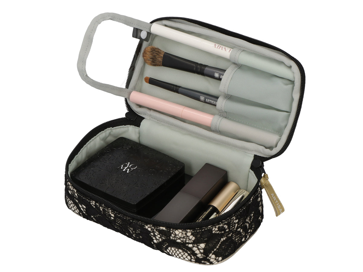 Classic Monotone - Handy Mini Makeup Pouch - 6WP-CM601