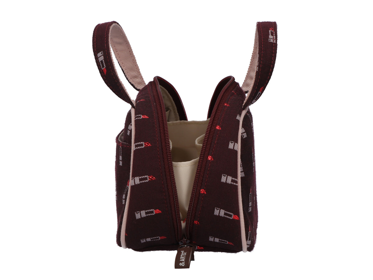 Valiant Rouge - Trapezoid Mini Pouch Bag - 6WP-LI730