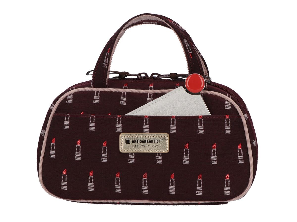 Valiant Rouge - Trapezoid Mini Pouch Bag - 6WP-LI730