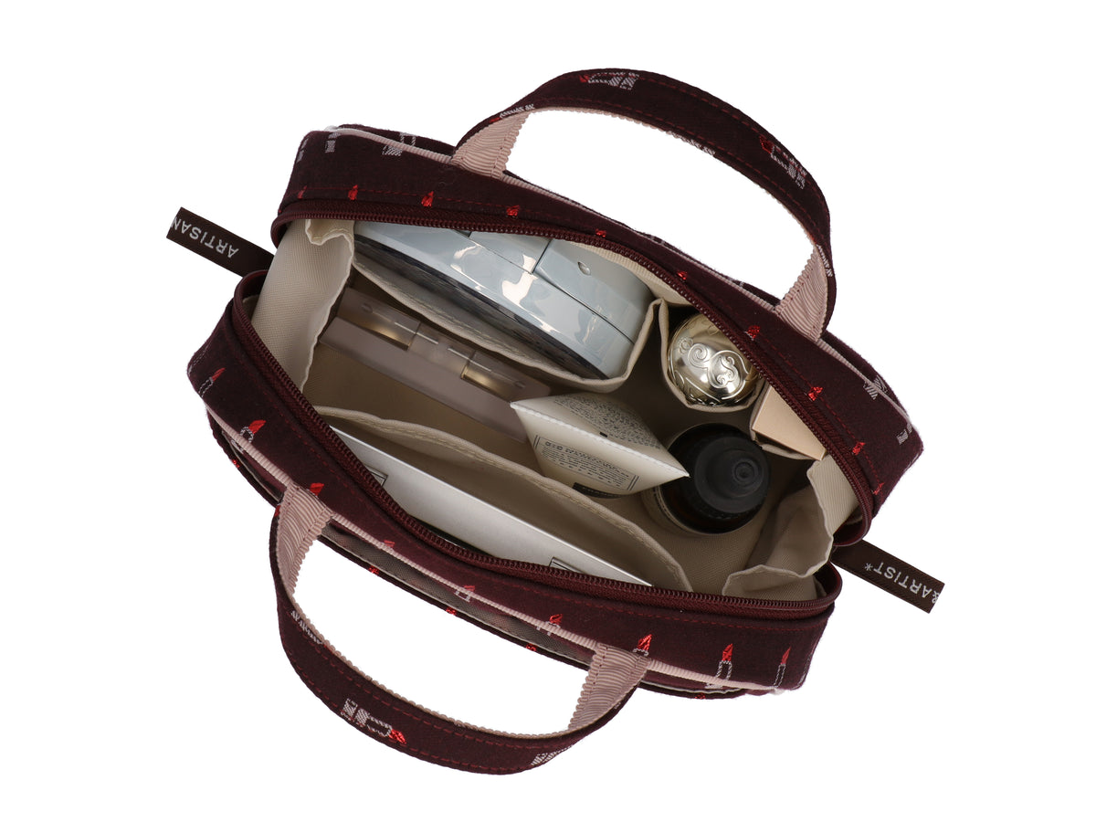 Valiant Rouge - Trapezoid Mini Pouch Bag - 6WP-LI730