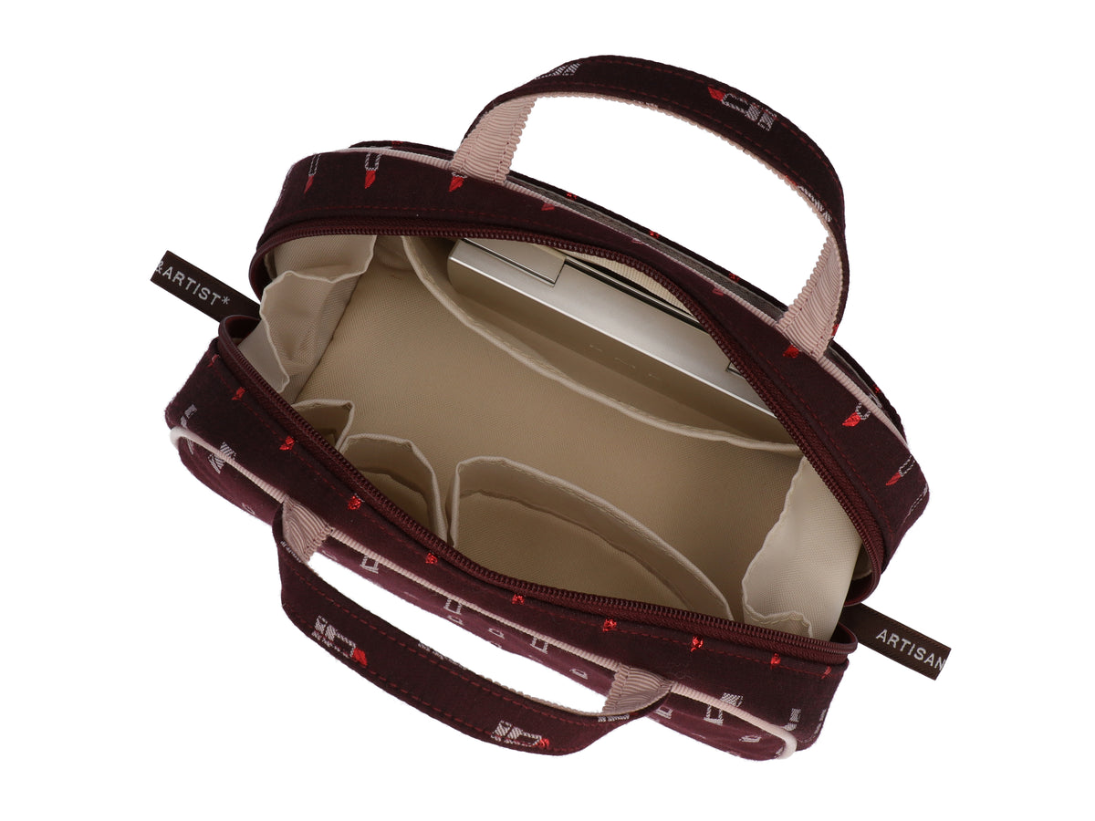 Valiant Rouge - Trapezoid Mini Pouch Bag - 6WP-LI730