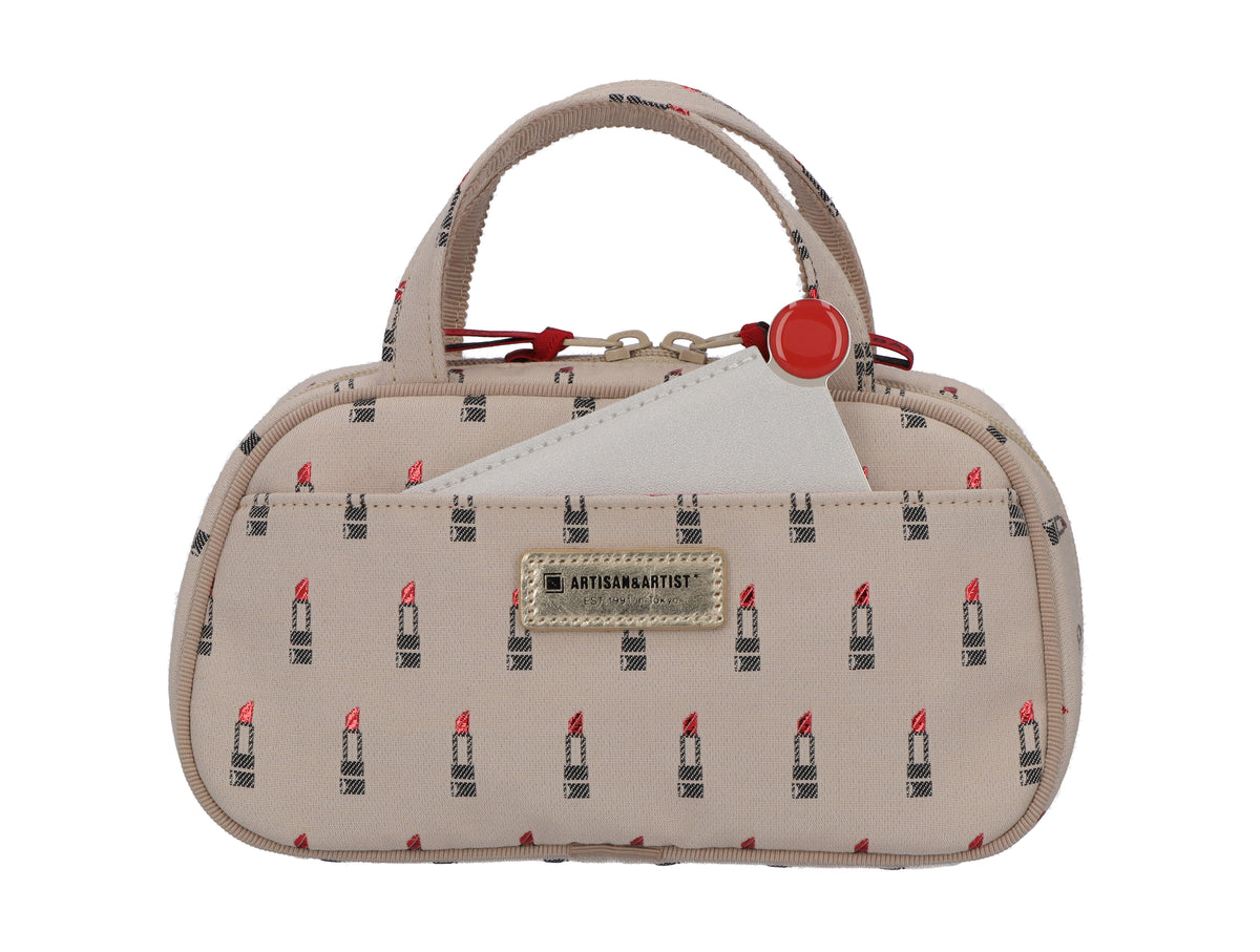 Valiant Rouge - Trapezoid Mini Pouch Bag - 6WP-LI730