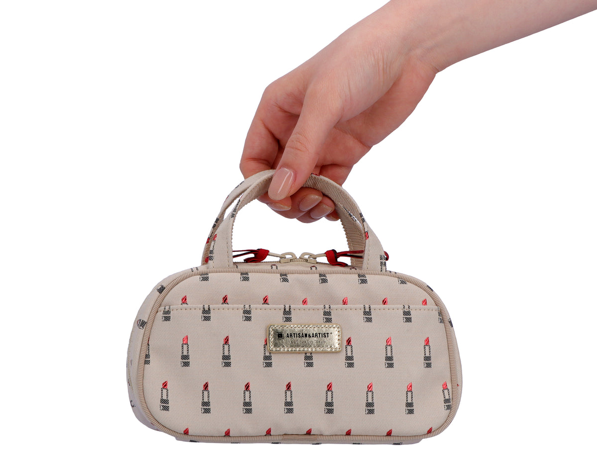 Valiant Rouge - Trapezoid Mini Pouch Bag - 6WP-LI730