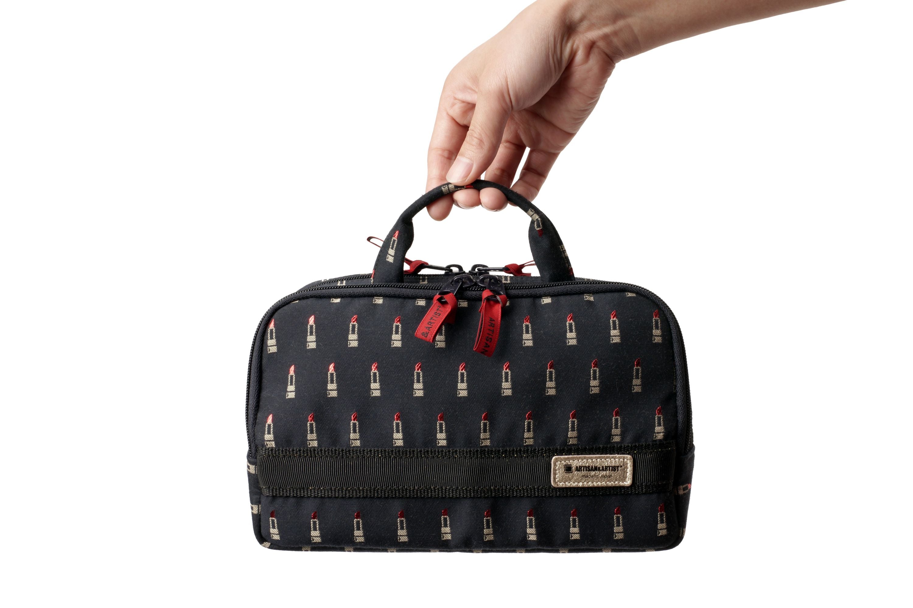 Valiant Rouge - Large Slope Shape Makeup Bag - LI120