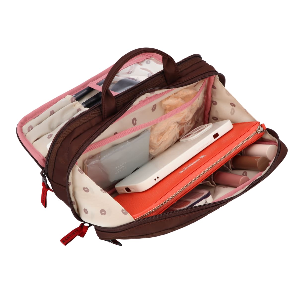 Pouty Lip - Large Slope Shape Makeup Bag - PU120