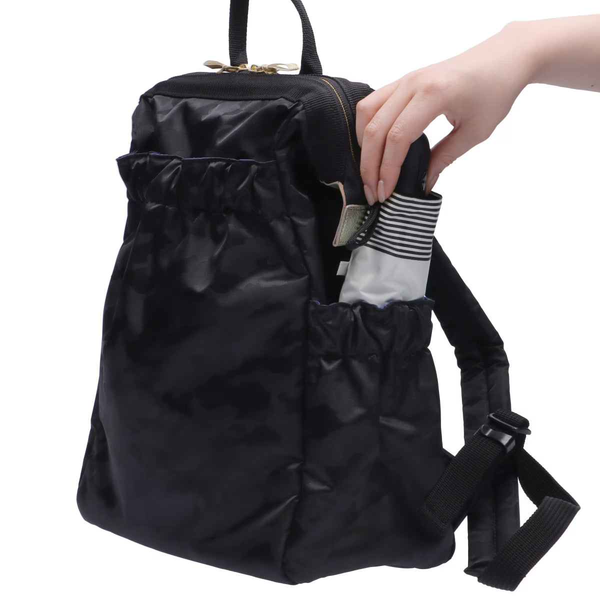 Camouflage - Large Clasp Opening Backpack - KG2GM-704