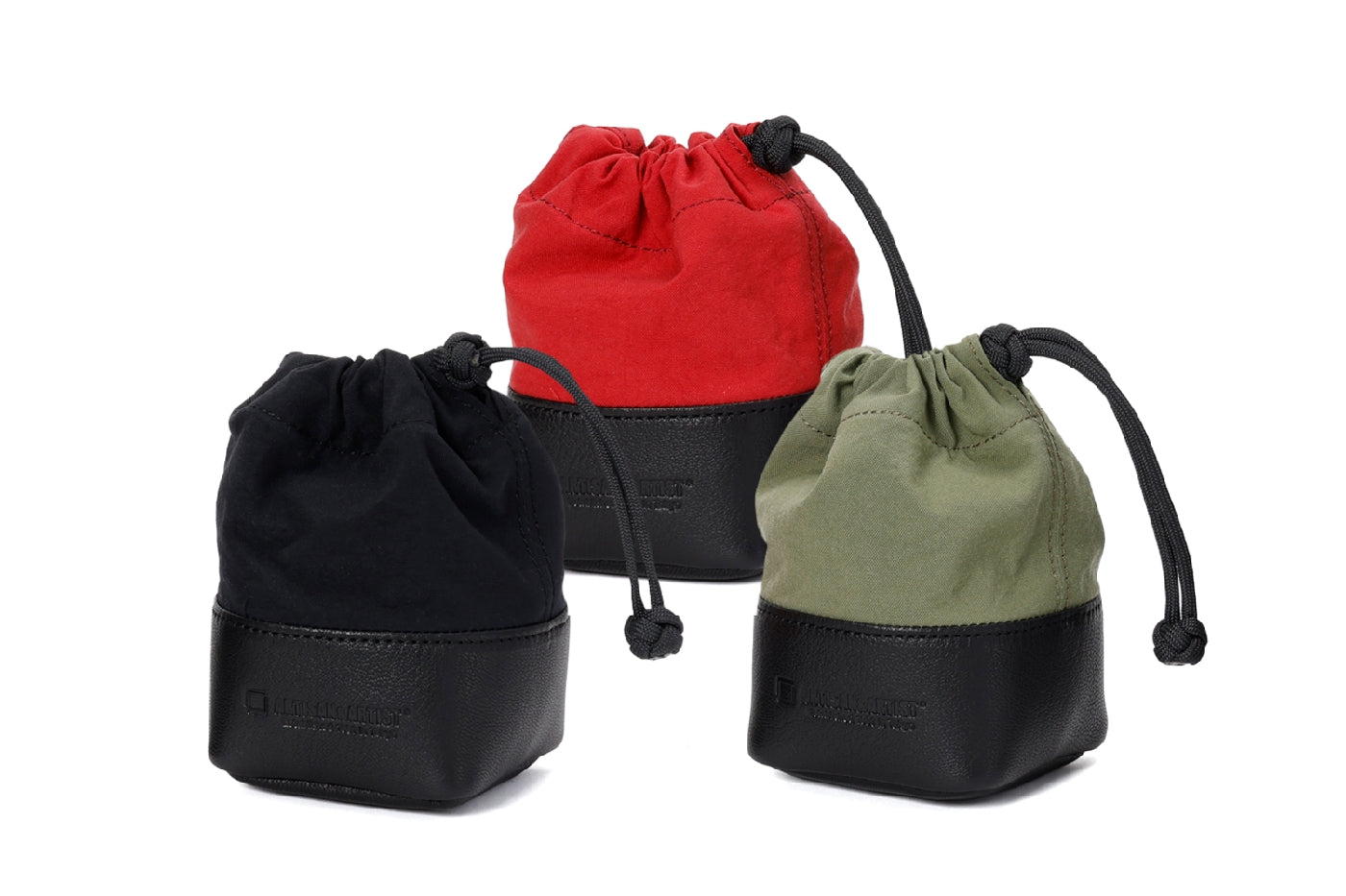 ACAM-LP120 Fabric and Leather Camera Lens Pouch (S)