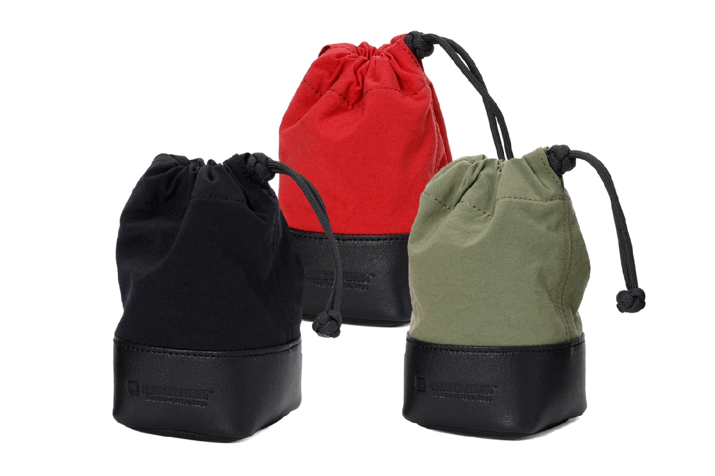 ACAM-LP140 Fabric and Leather Camera Lens Pouch (M)