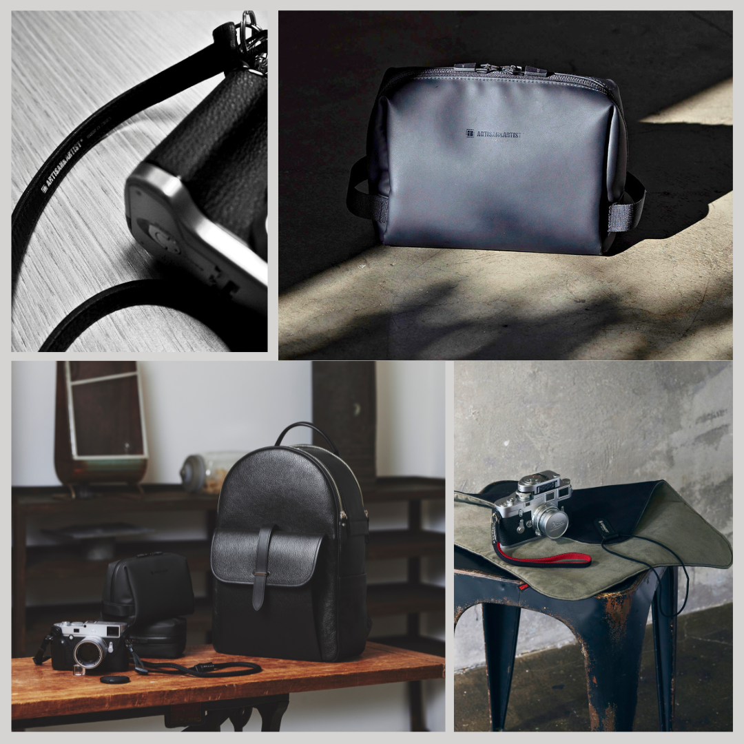 Premium Leather Camera Backpack Set | Artisan & Artist Premium Leather Camera Backpack Set | Artisan & Artist