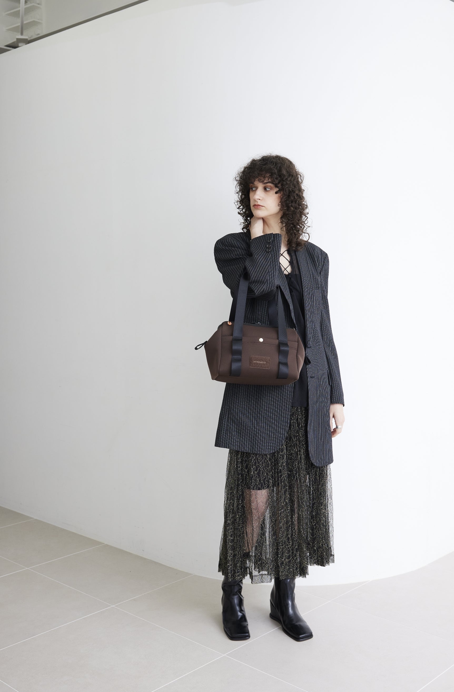 New Duality - Trapezoid Small Shoulder Bag - NW217