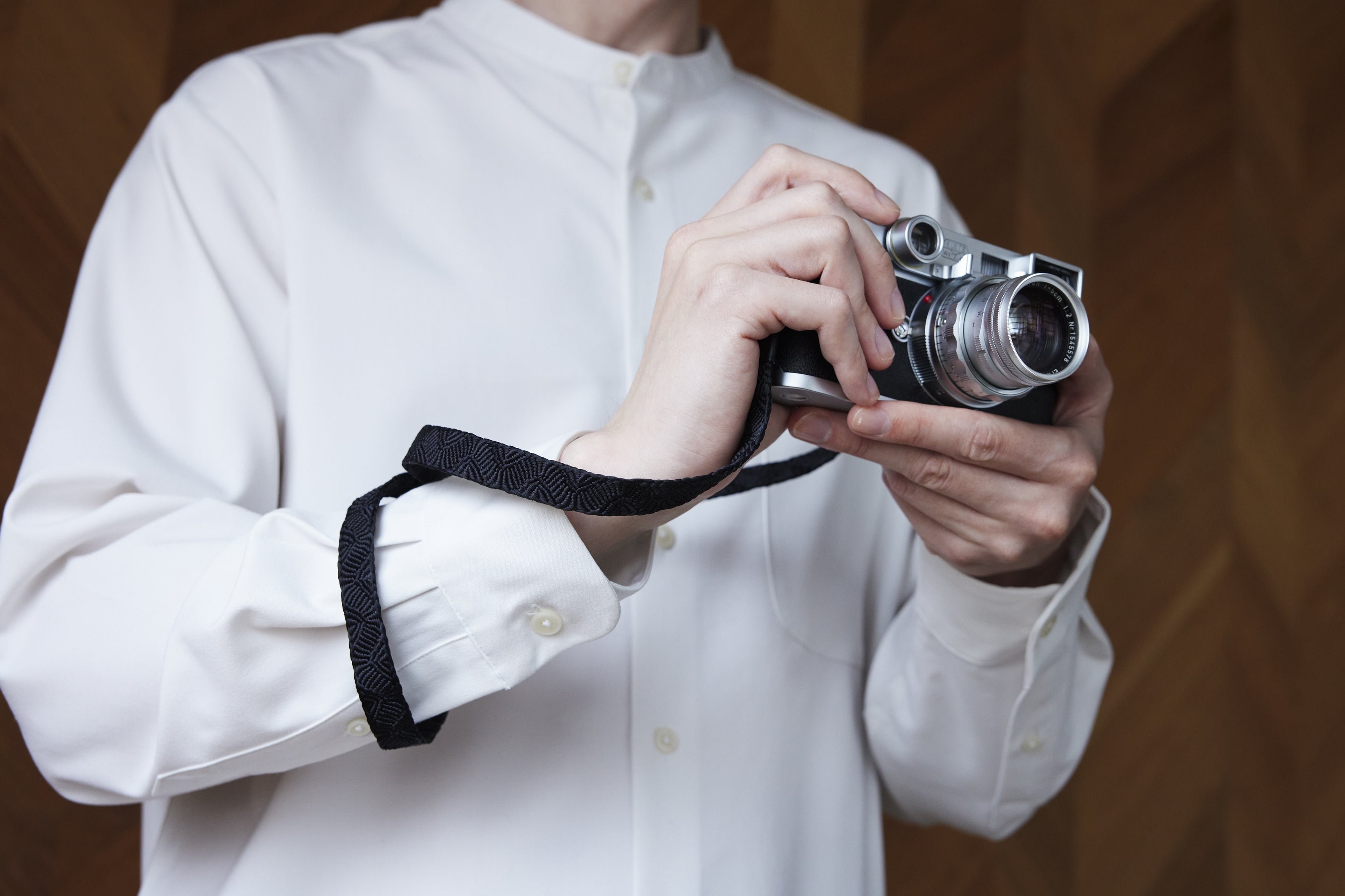 ACAM-317 Silk Strap with Traditional Japanese Wave Pattern (Standard)