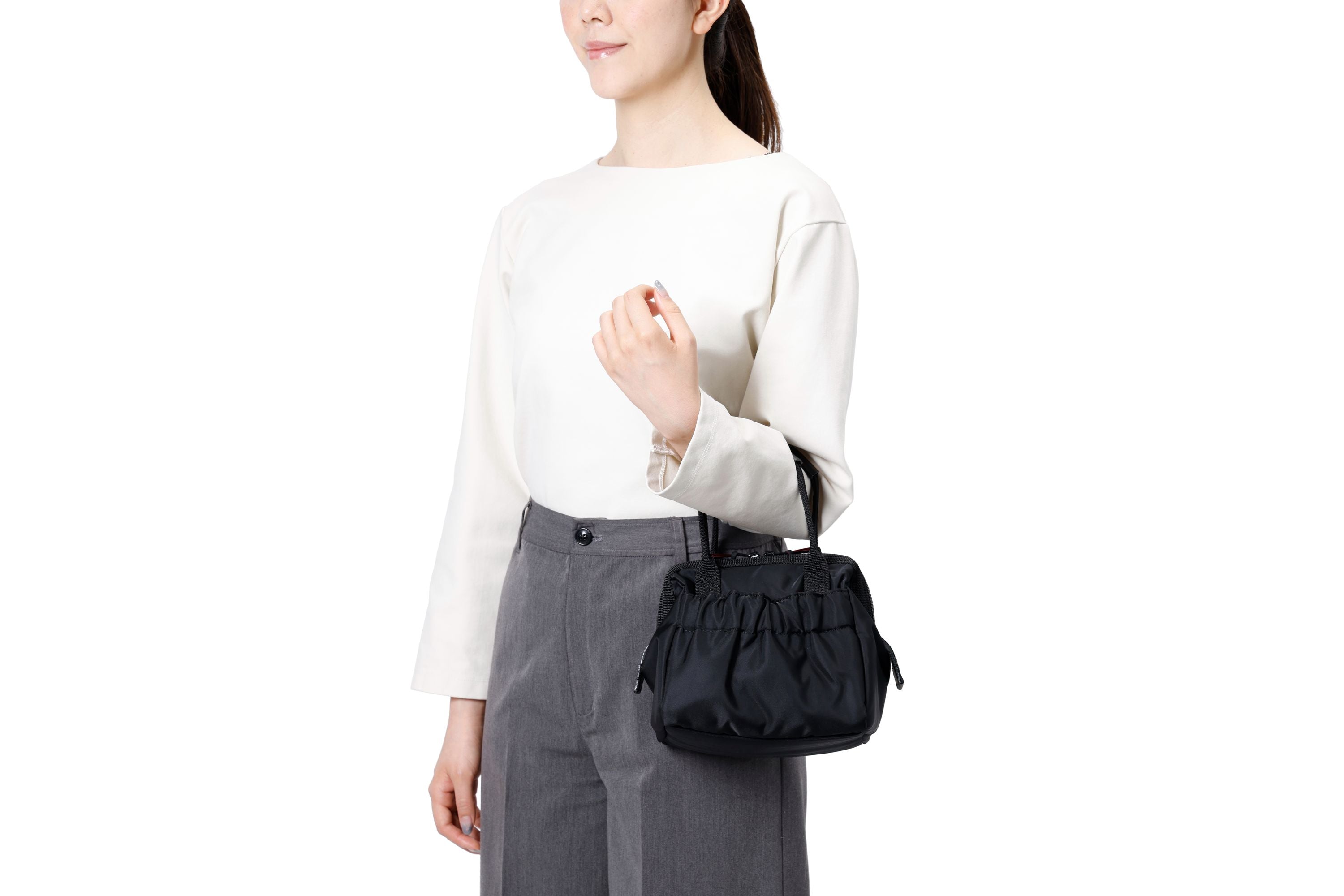 Classic - Clasp Opening Compact Handbag - KG2-701