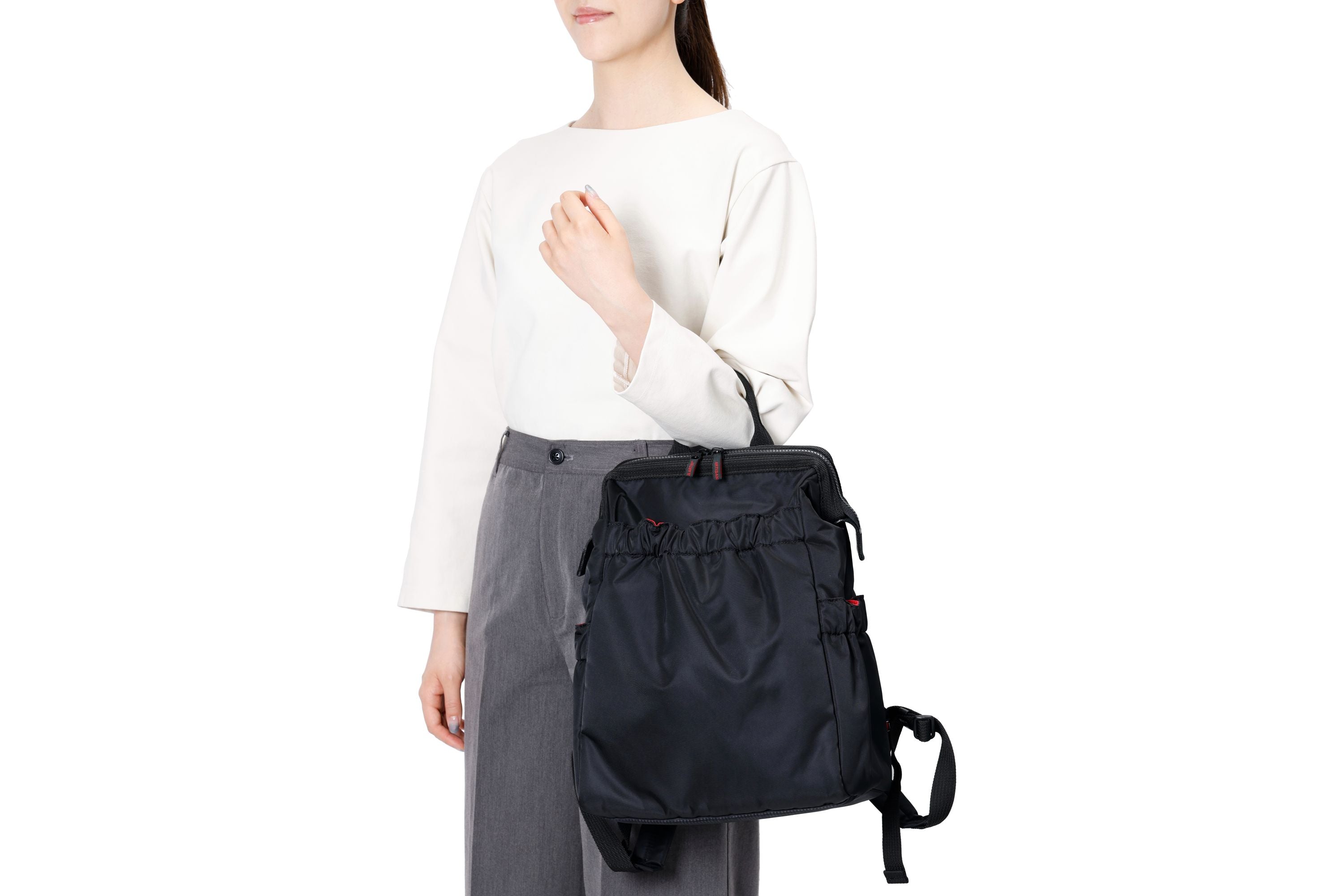 Classic - Clasp Opening Large Backpack - KG2-704