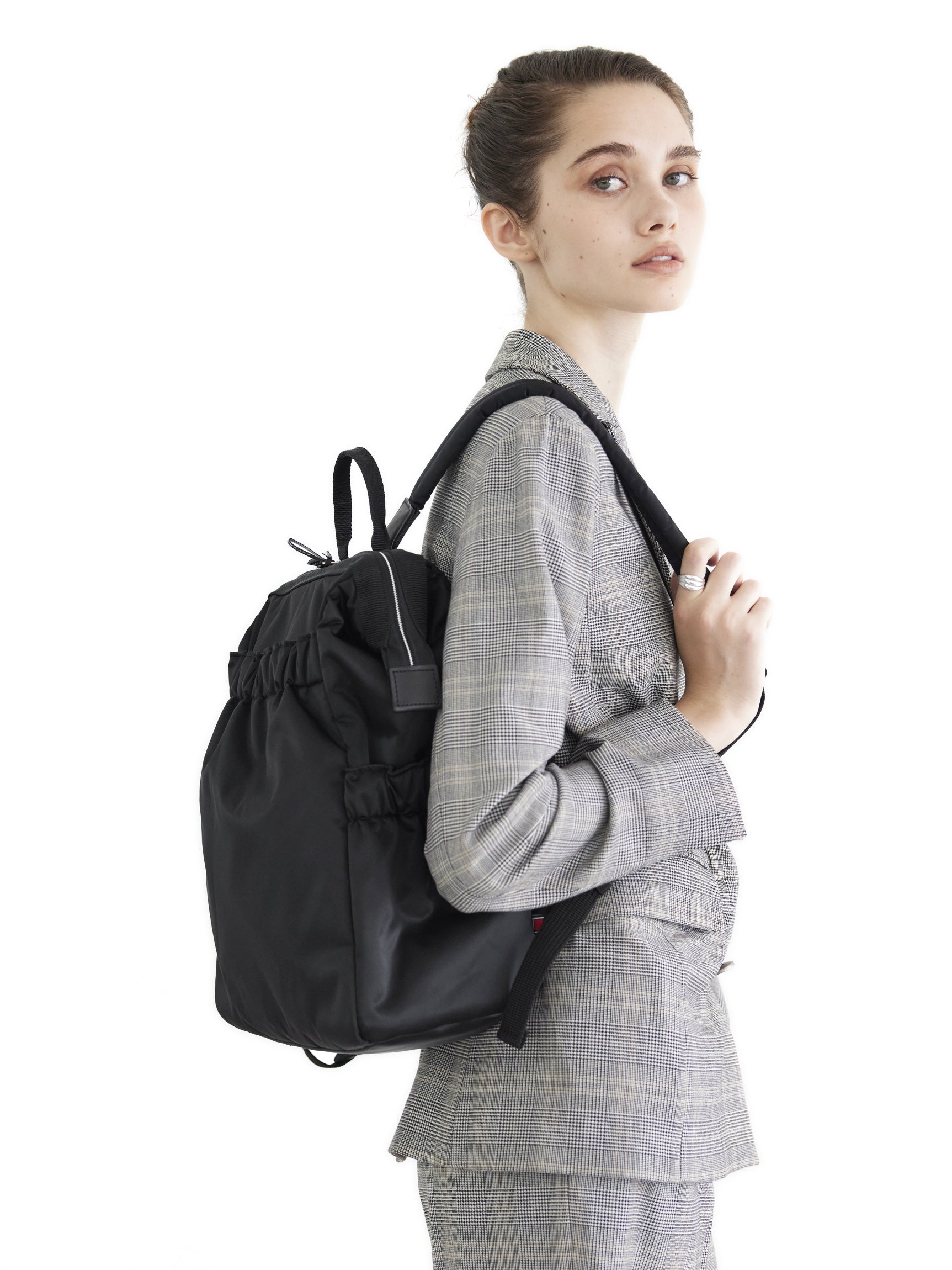 Posh - Clasp Opening Large Backpack - KG2PO-704