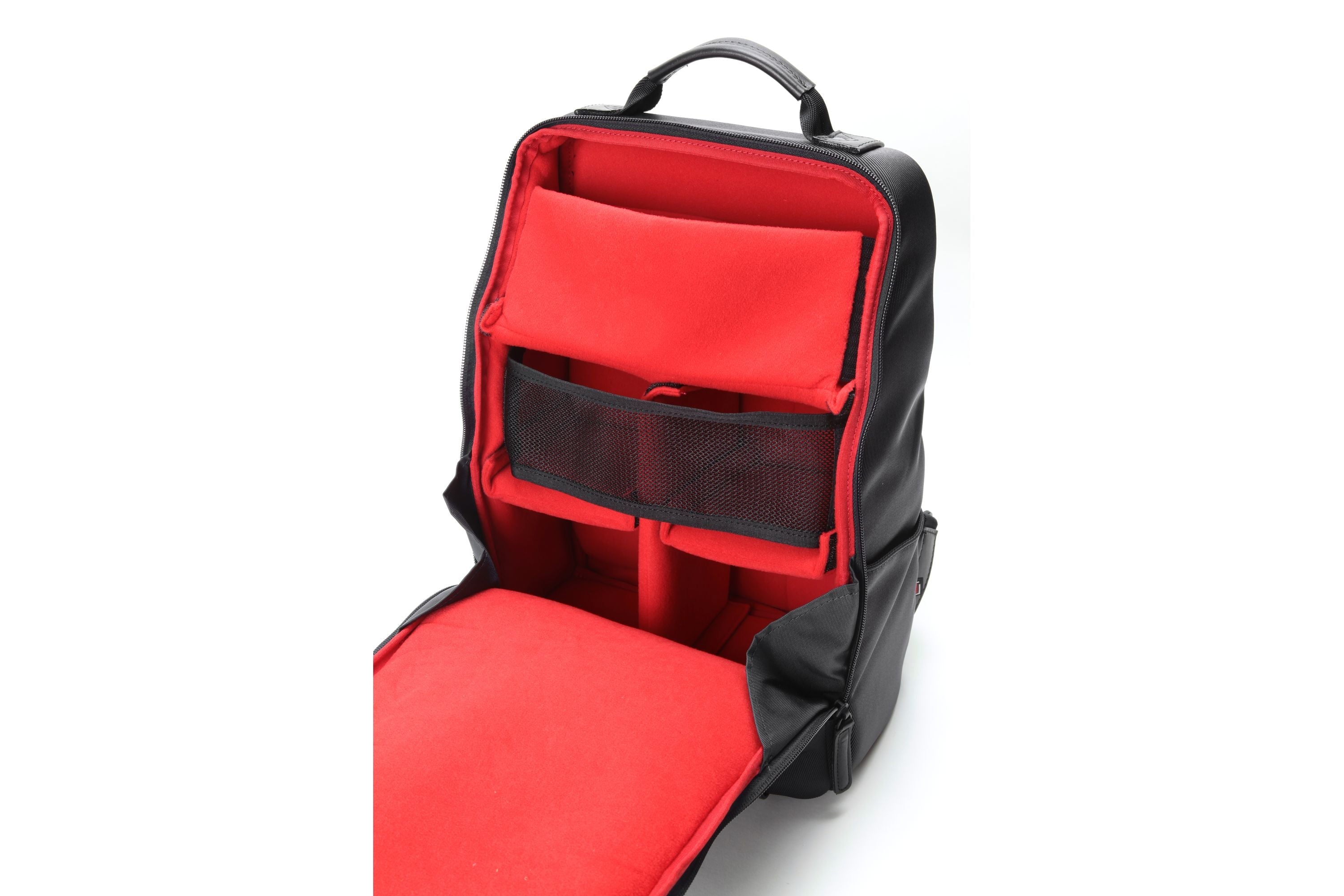RR4-06C Leather Panel Backpack