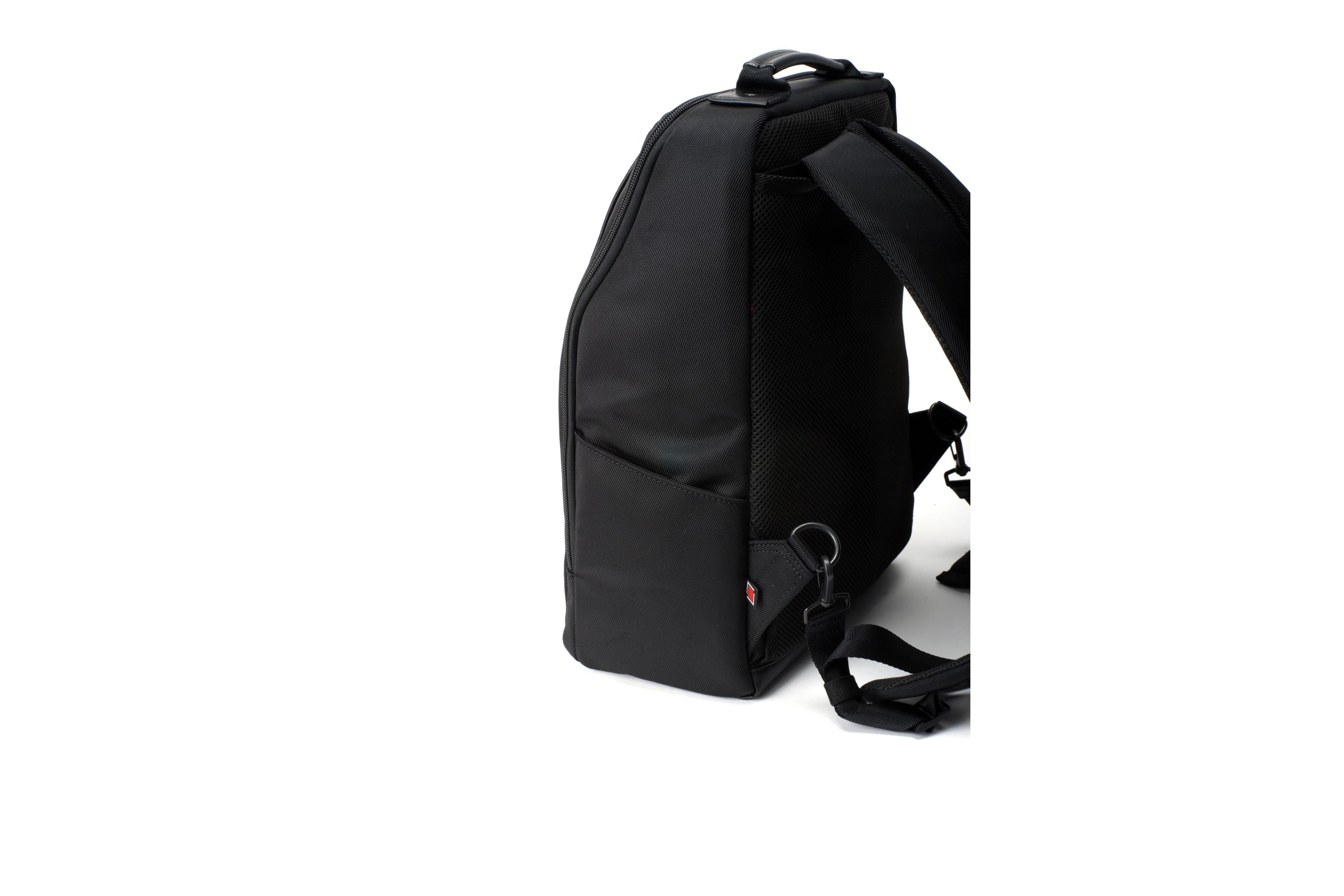 RR4-06C Leather Panel Backpack