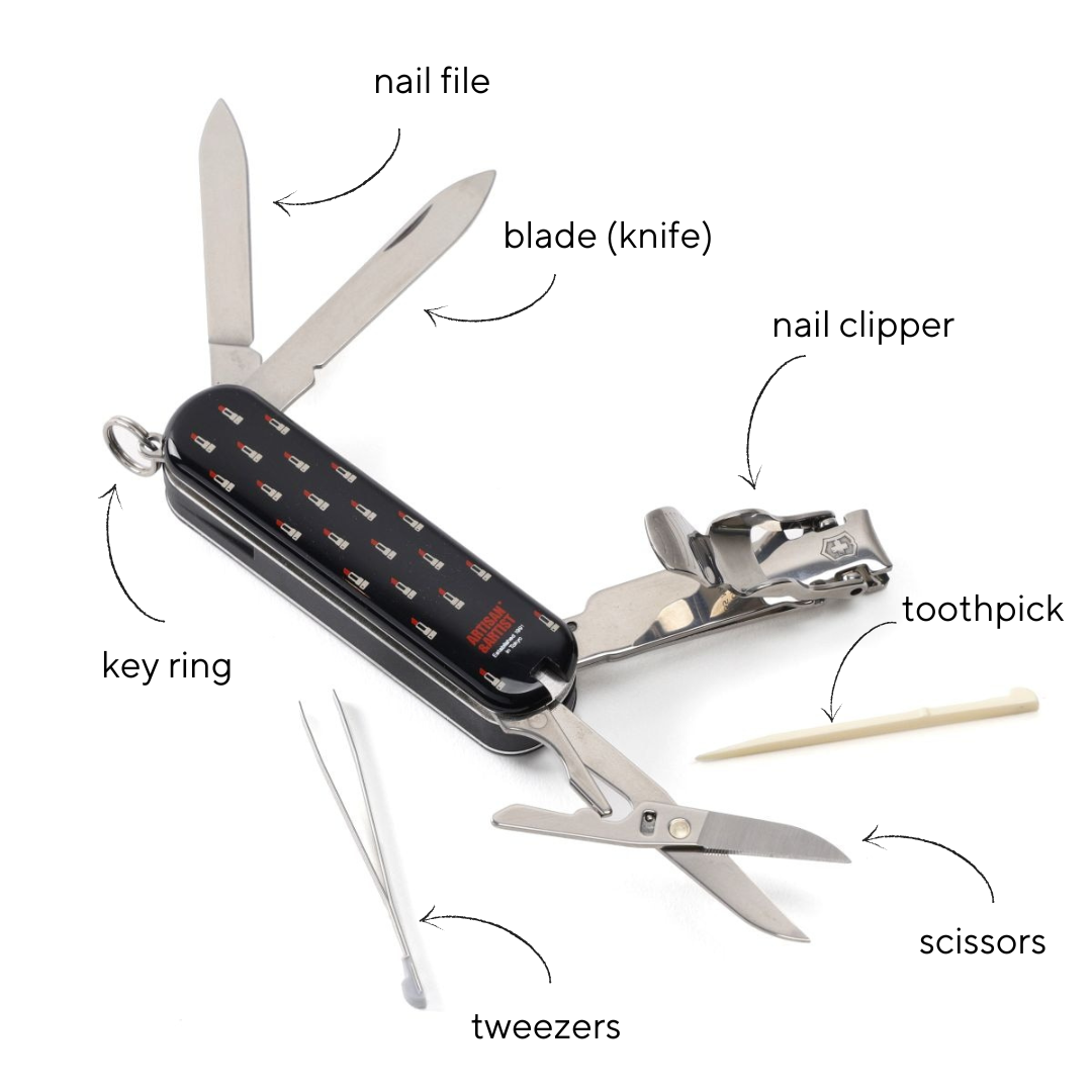 Artisan & Artist Valiant Rouge Nail Clipper Tool Kit