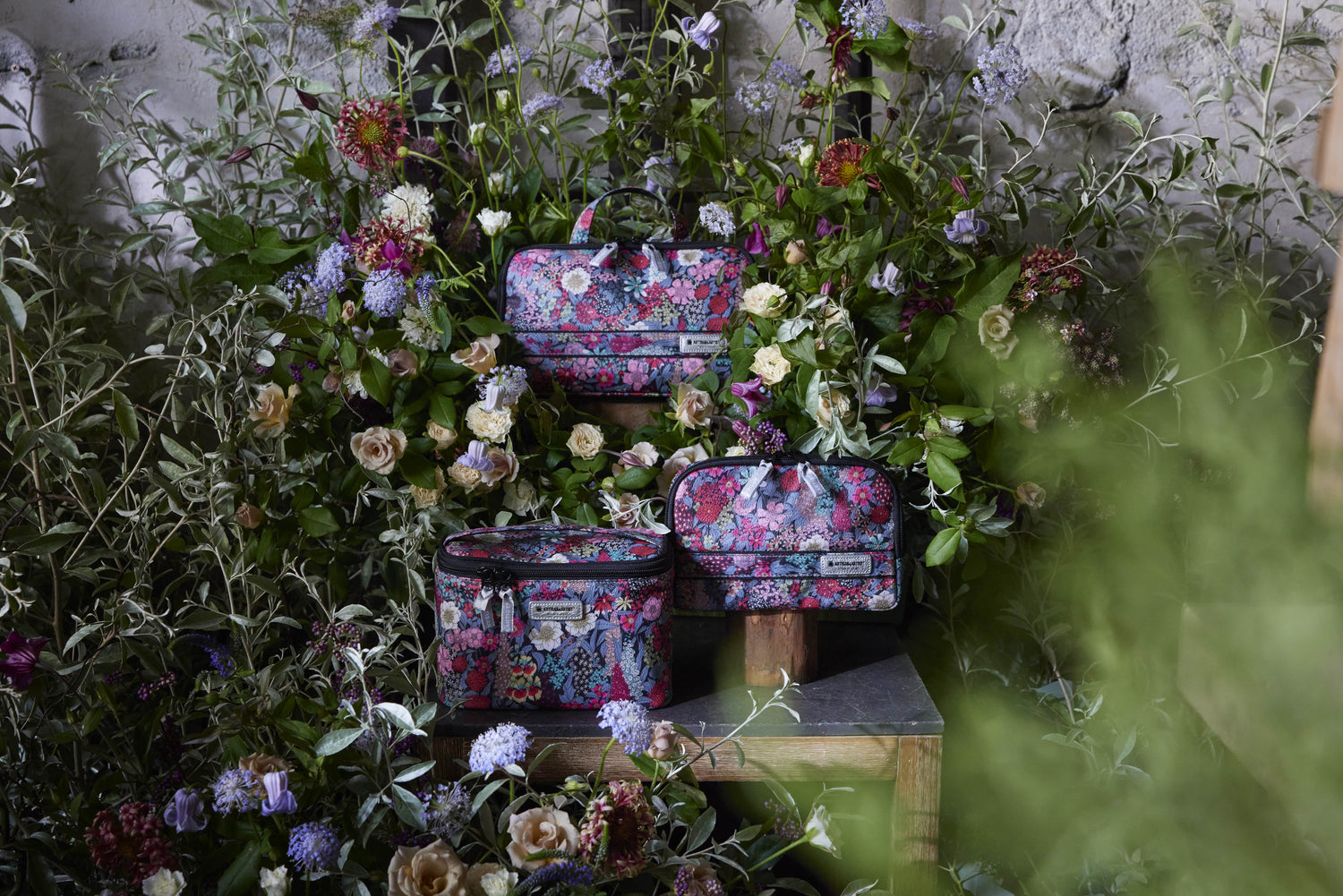 New Pouches Blooming with British Cottage Garden Charm: Ciara Series