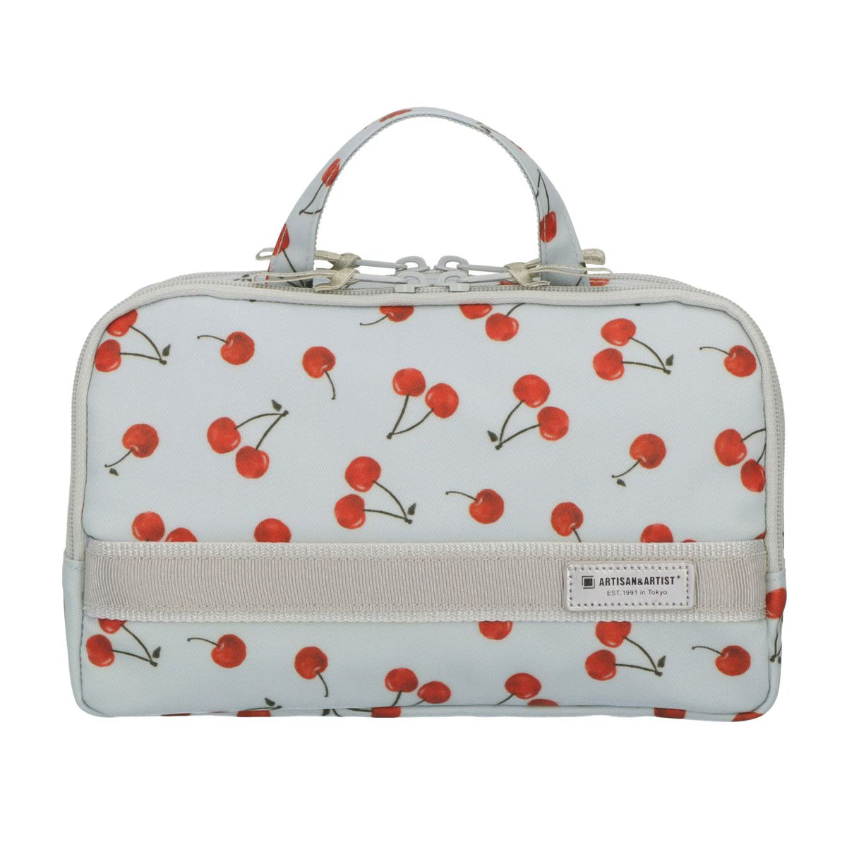 Cherry Up! - Large Slope Shape Makeup Bag -  6WP-HE120