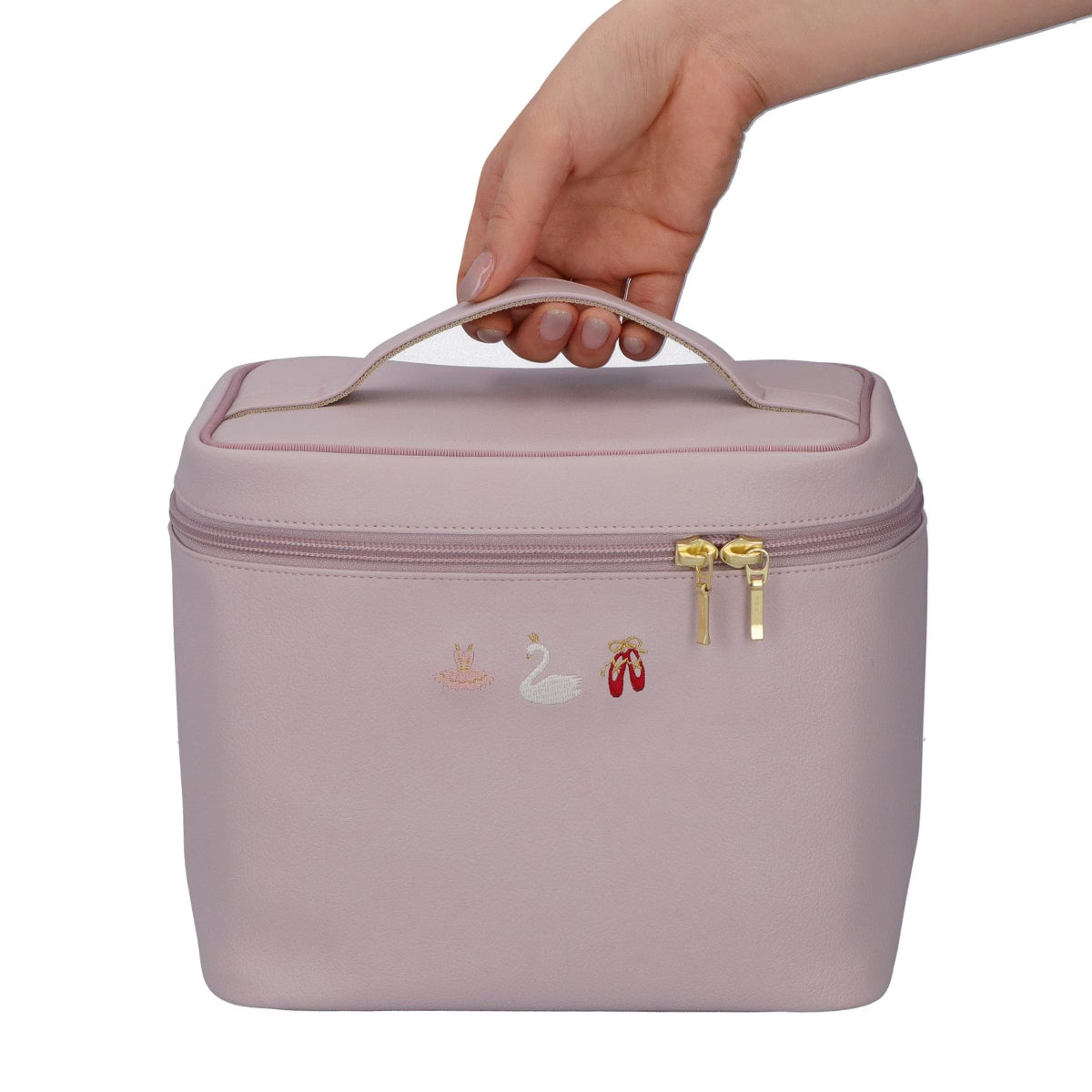 Embroidery Ballet - Large Vanity Makeup Bag - 6OP-EB23