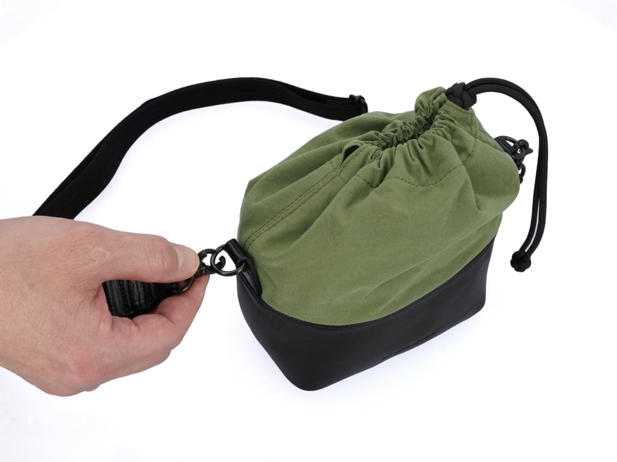 Camera Pouch (Leather & Fabric) - ACAM-CP210