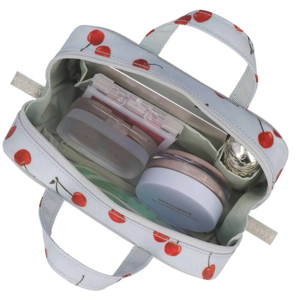 Cherry Up! - Compact Pouch with Handle - 6OP-HE013S