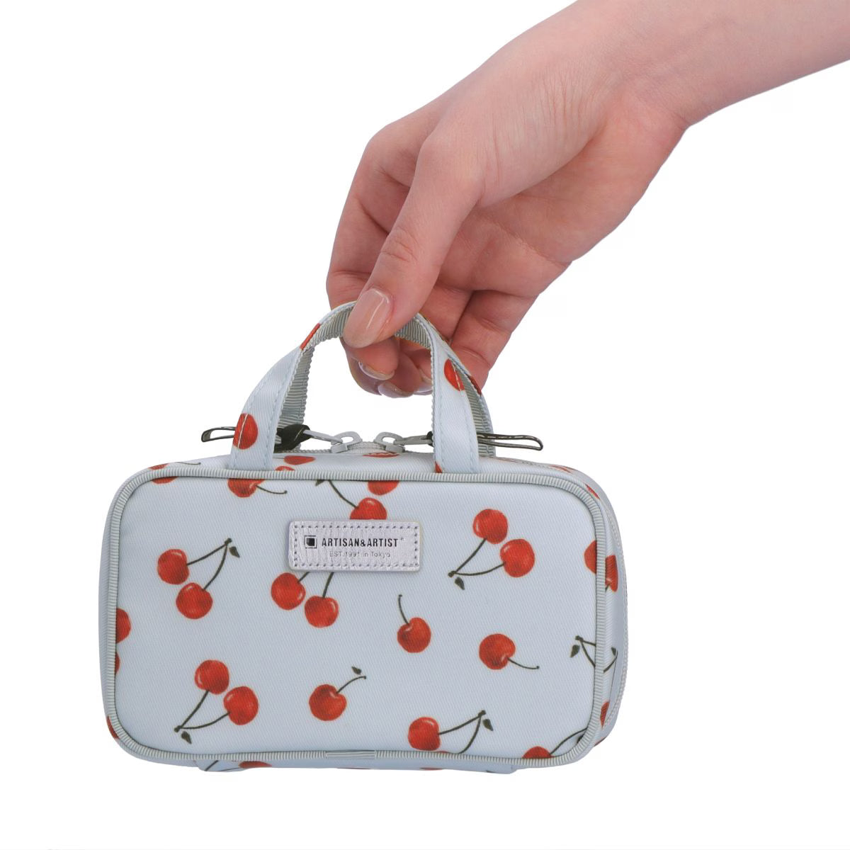 Cherry Up! - Compact Pouch with Handle - 6OP-HE013S