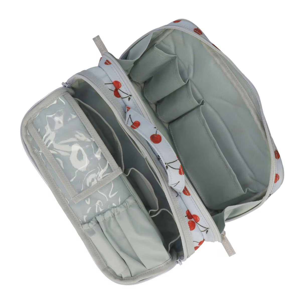 Cherry Up! - Large Slope Shape Makeup Bag -  6WP-HE120