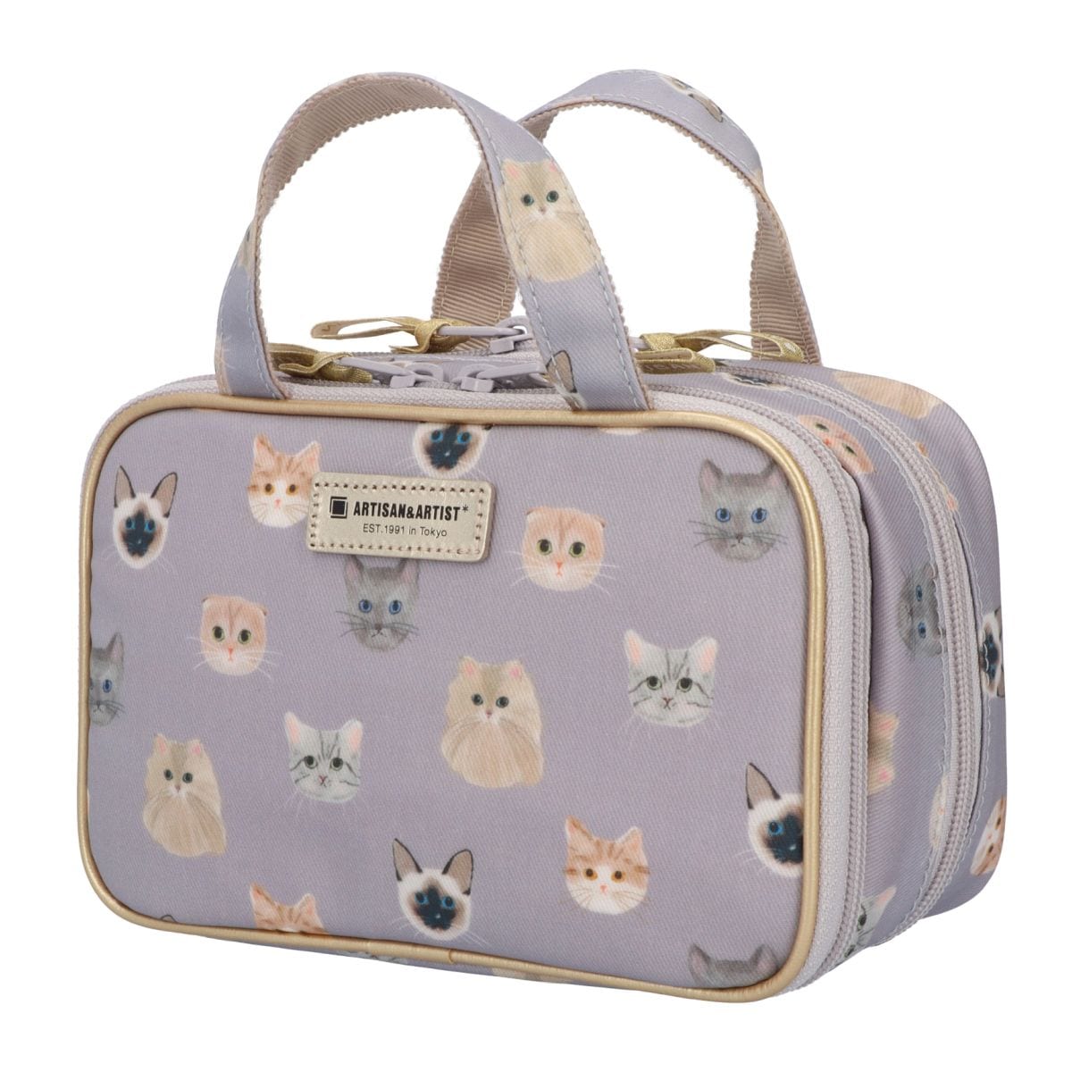Whisker Whisper - Medium Sized Makeup Bag - WI614