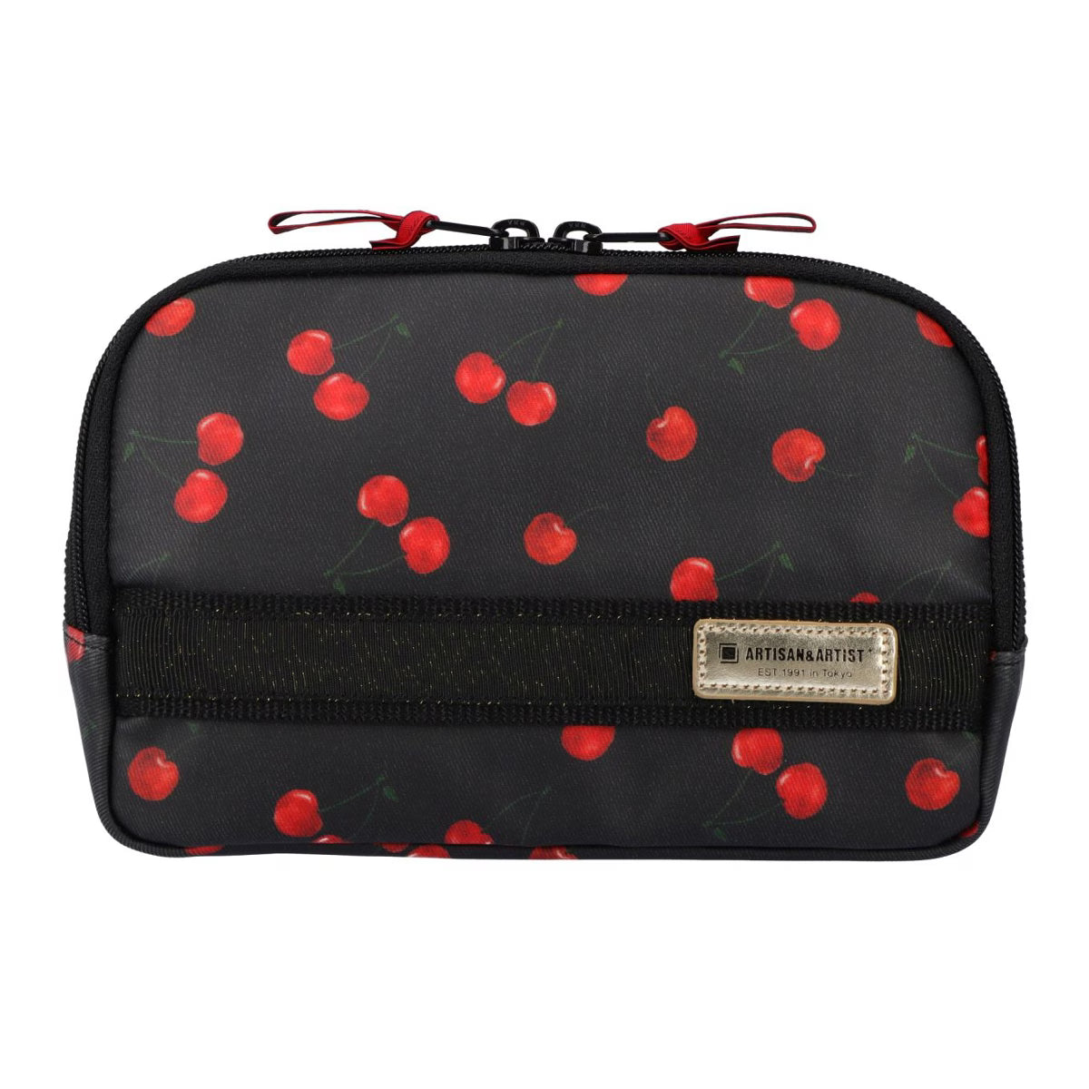 Cherry Up! - Slope Shape Pouch -  6WP-HE110H